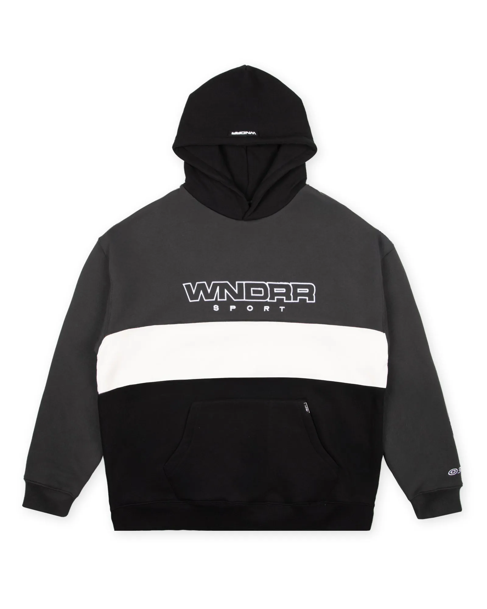 STARTER PANEL HOOD SWEAT - BLACK sold by WNDRR