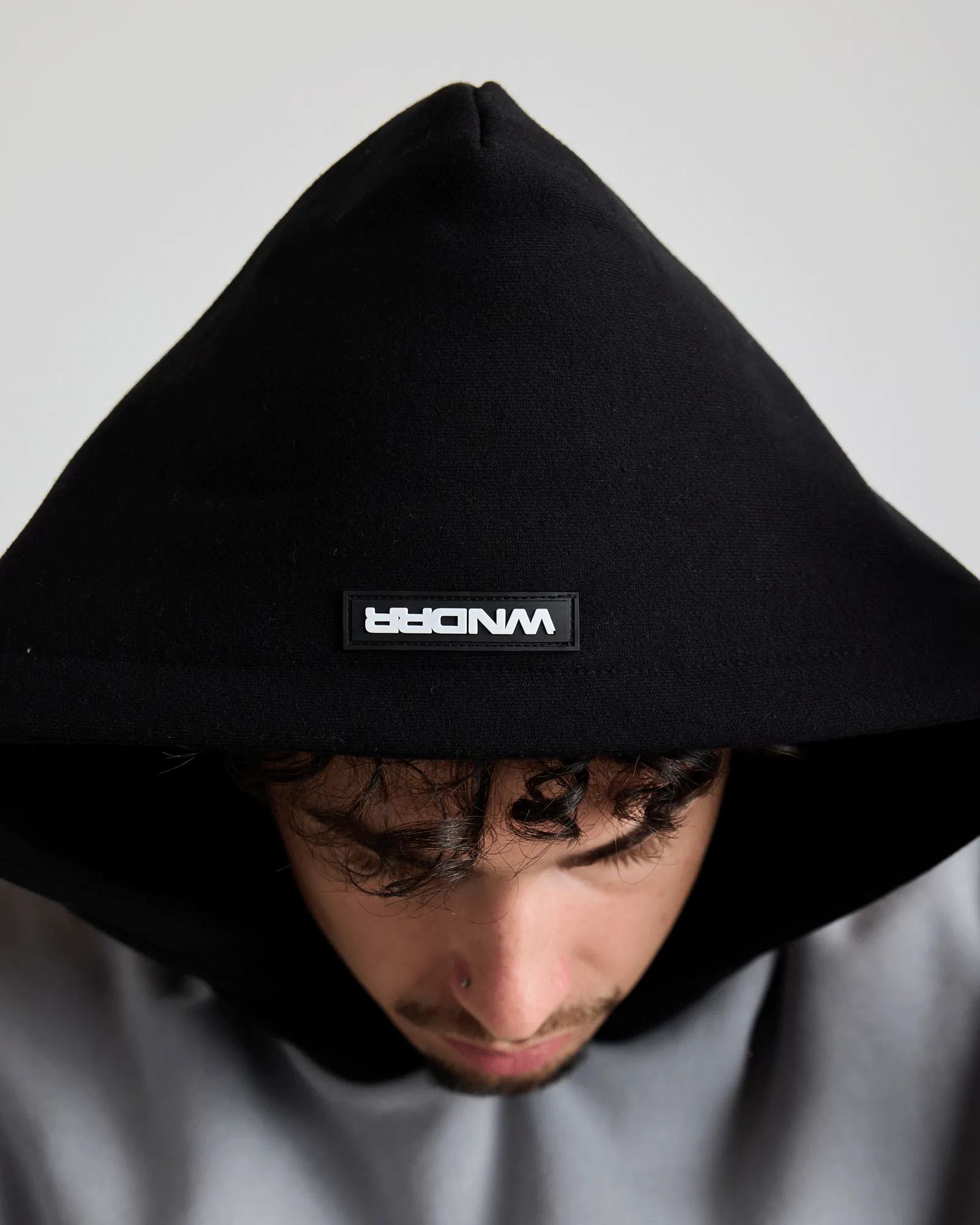 STARTER PANEL HOOD SWEAT - GREY/BLACK sold by WNDRR product image thumbnail 5