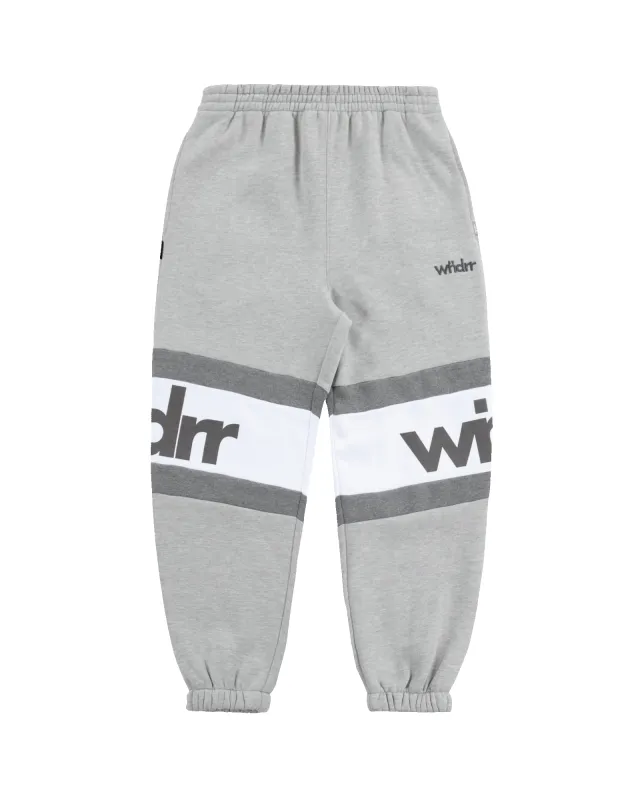 JUNCTION BAGGY TRACKPANT - GREY MARLE made by WNDRR