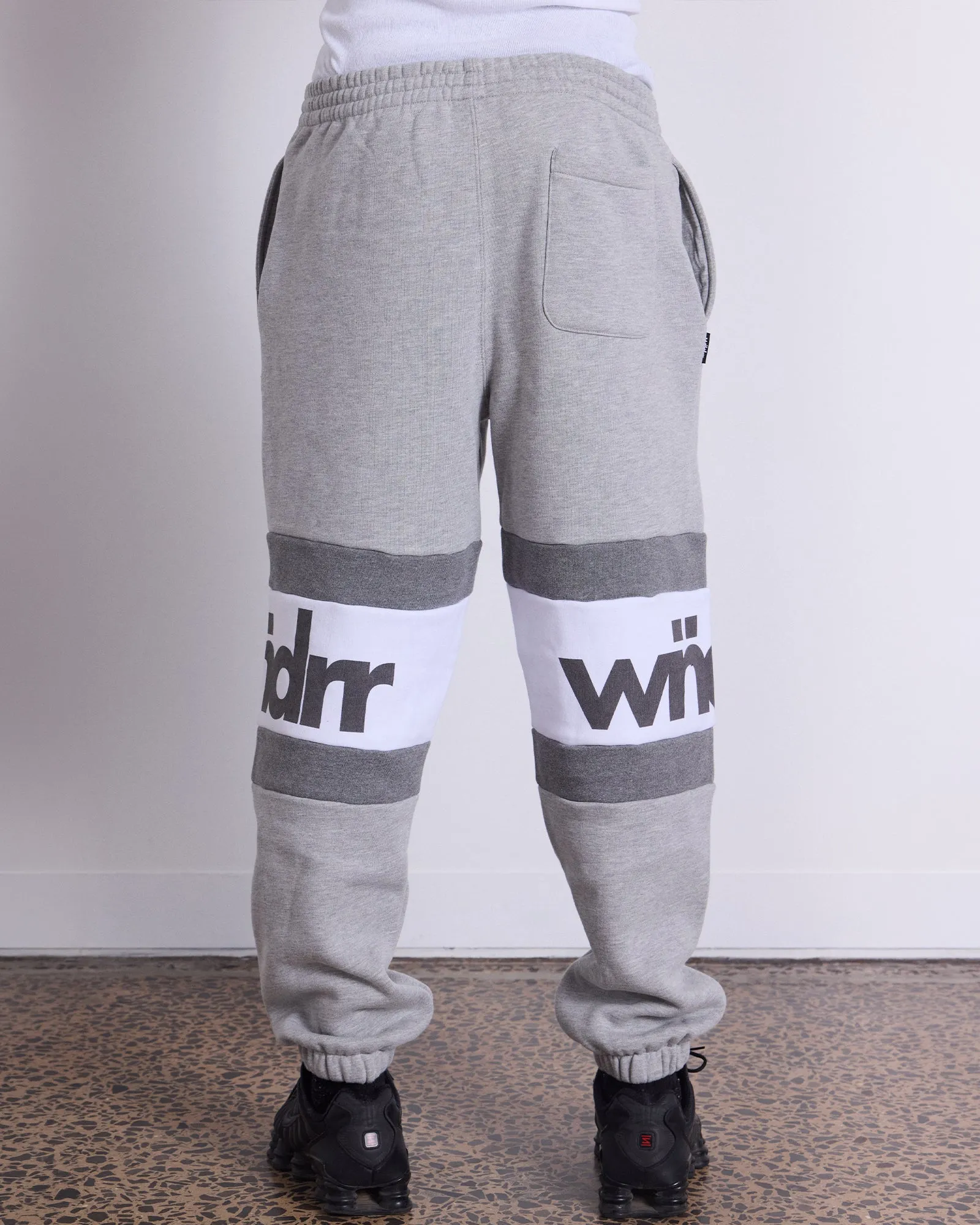 JUNCTION BAGGY TRACKPANT - GREY MARLE sold by WNDRR product image thumbnail 5