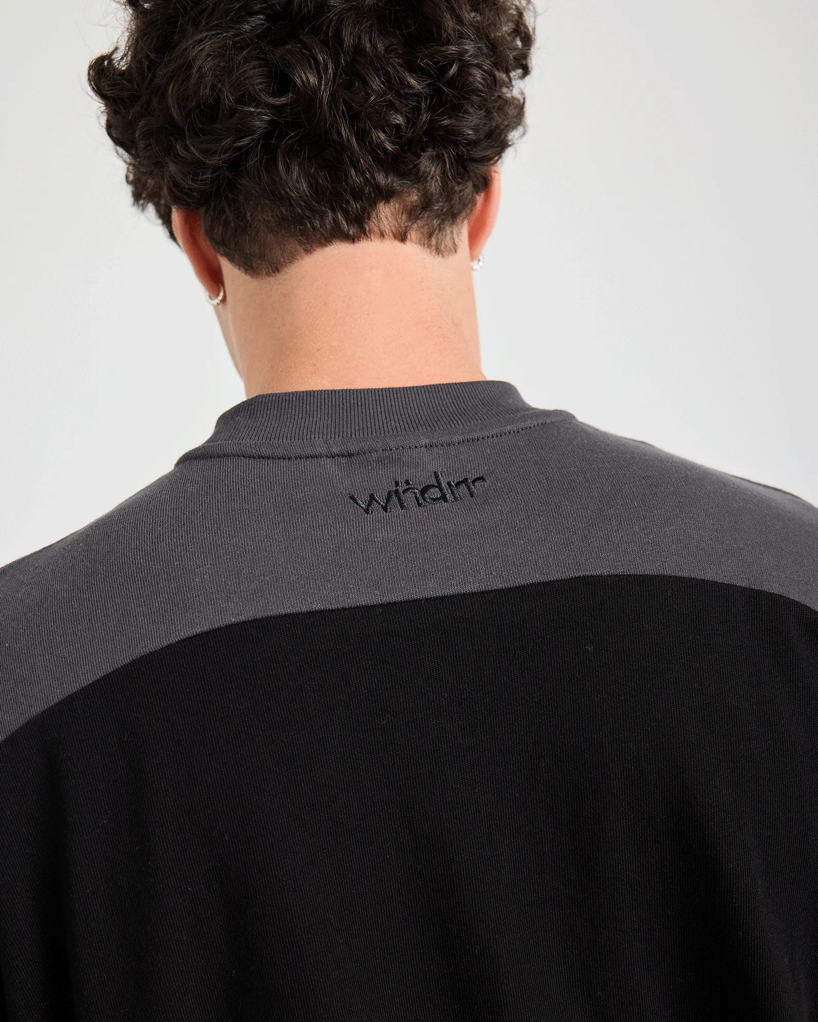 CREDIT PANEL HEAVY WEIGHT TEE - BLACK sold by WNDRR product image thumbnail 5