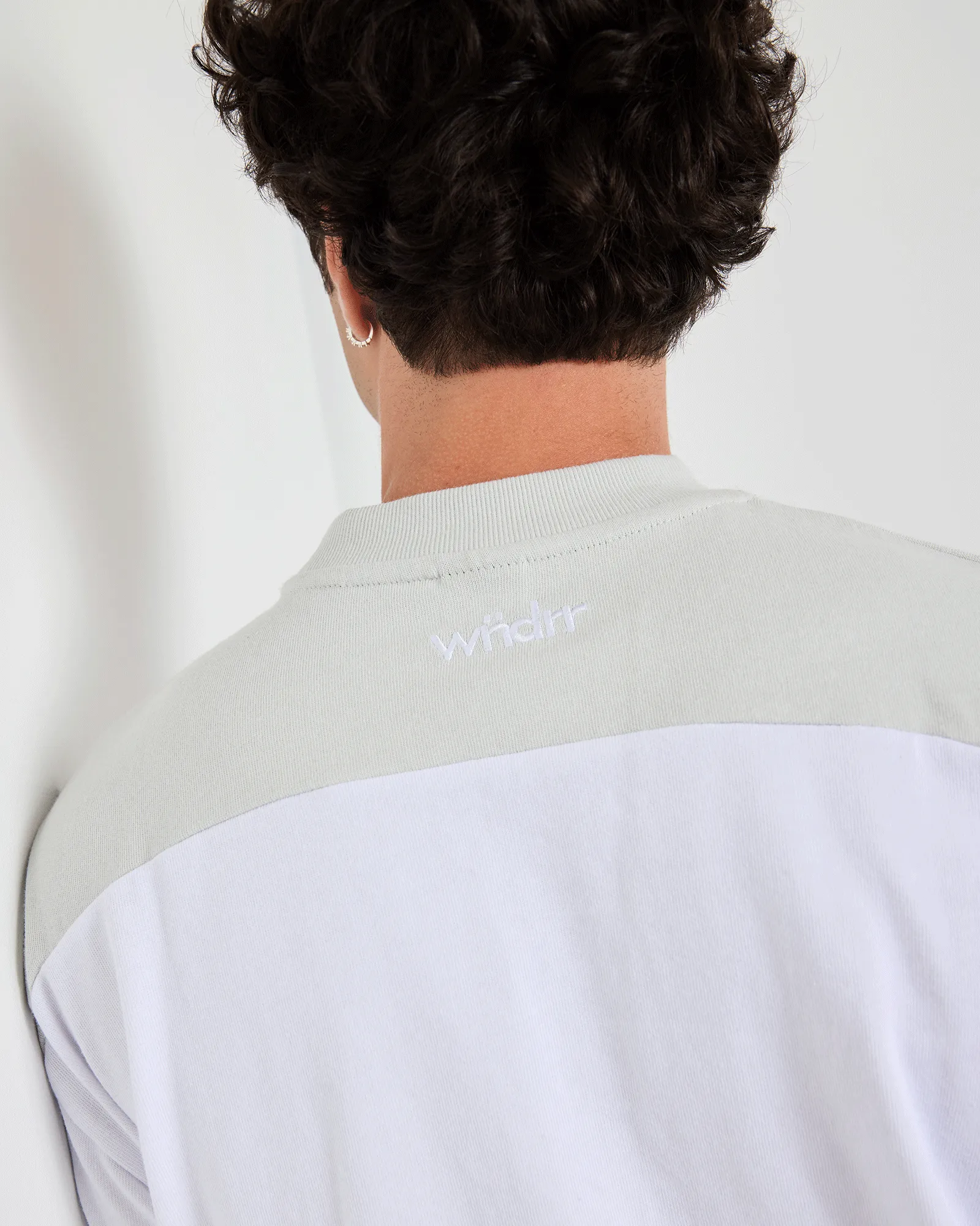 CREDIT PANEL HEAVY WEIGHT TEE - WHITE sold by WNDRR product image thumbnail 5