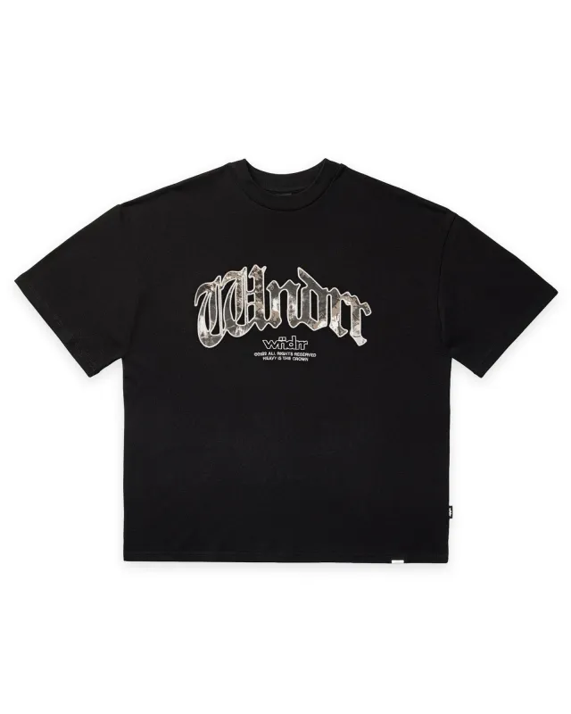 ROGUE HEAVY WEIGHT TEE - BLACK made by WNDRR