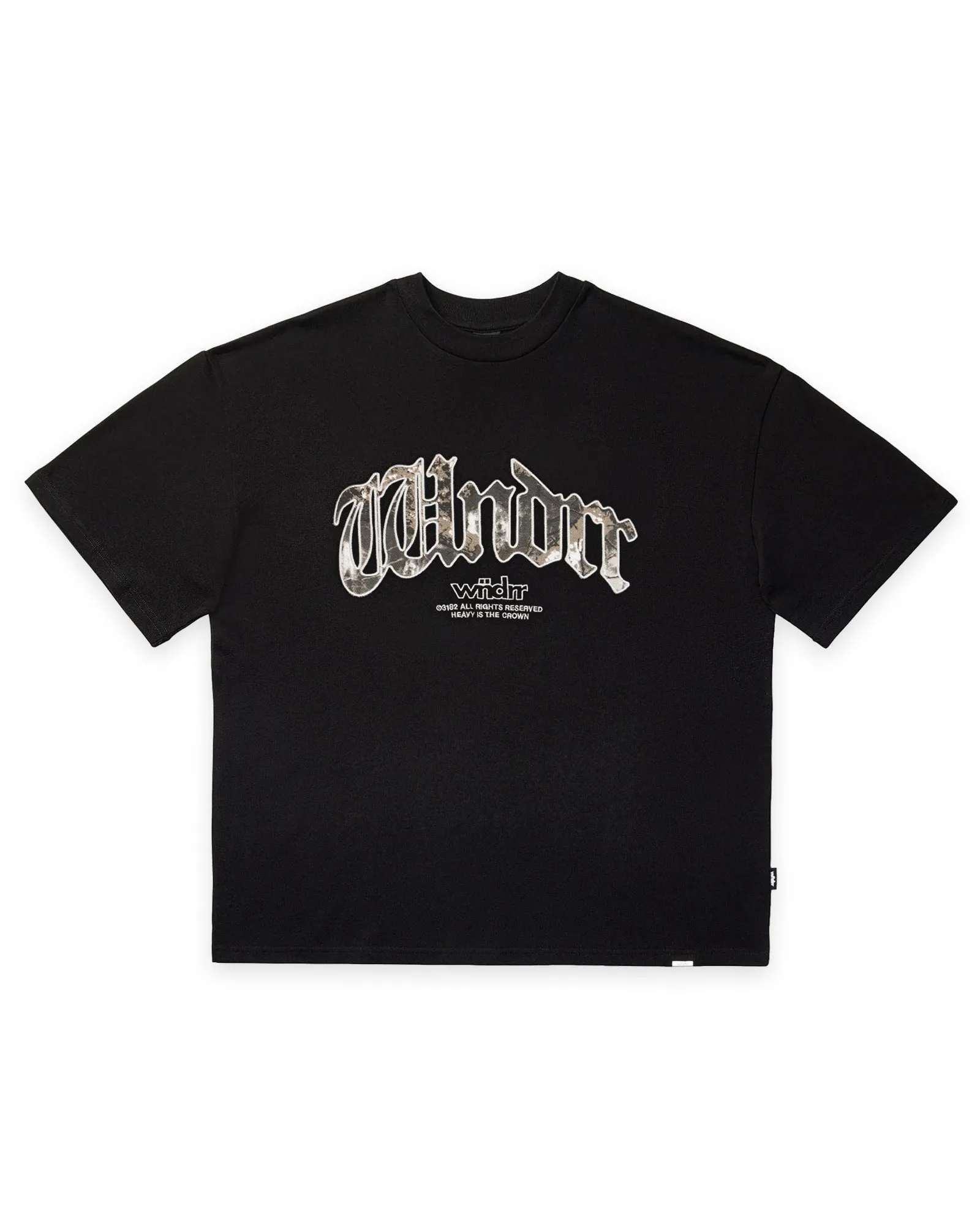 ROGUE HEAVY WEIGHT TEE - BLACK sold by WNDRR
