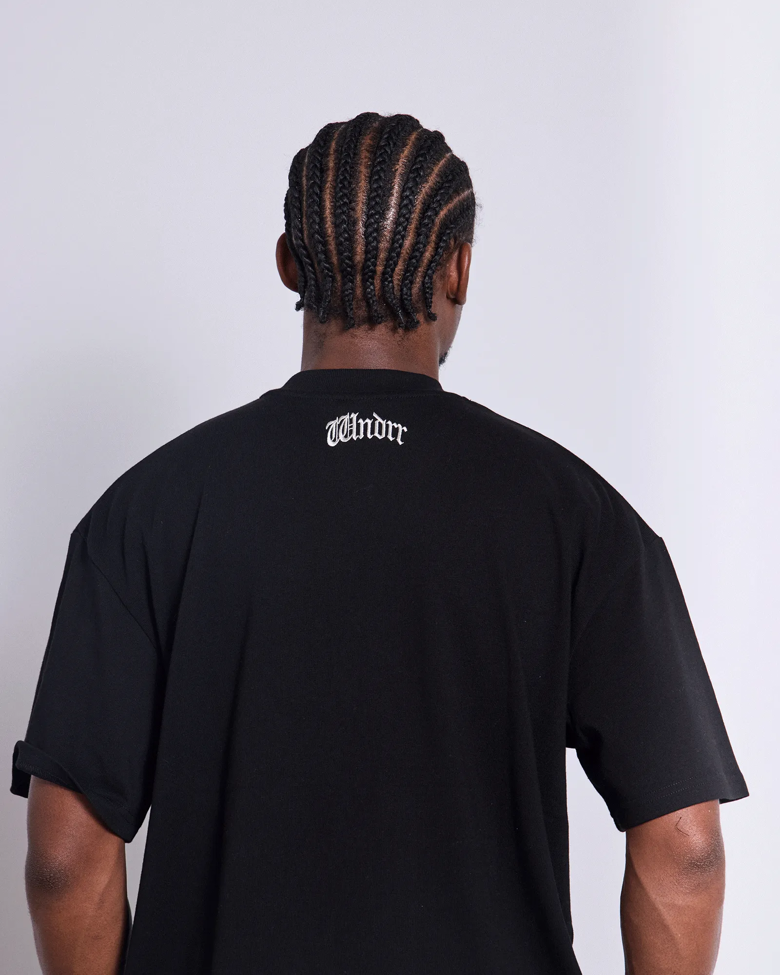 ROGUE HEAVY WEIGHT TEE - BLACK sold by WNDRR product image thumbnail 4