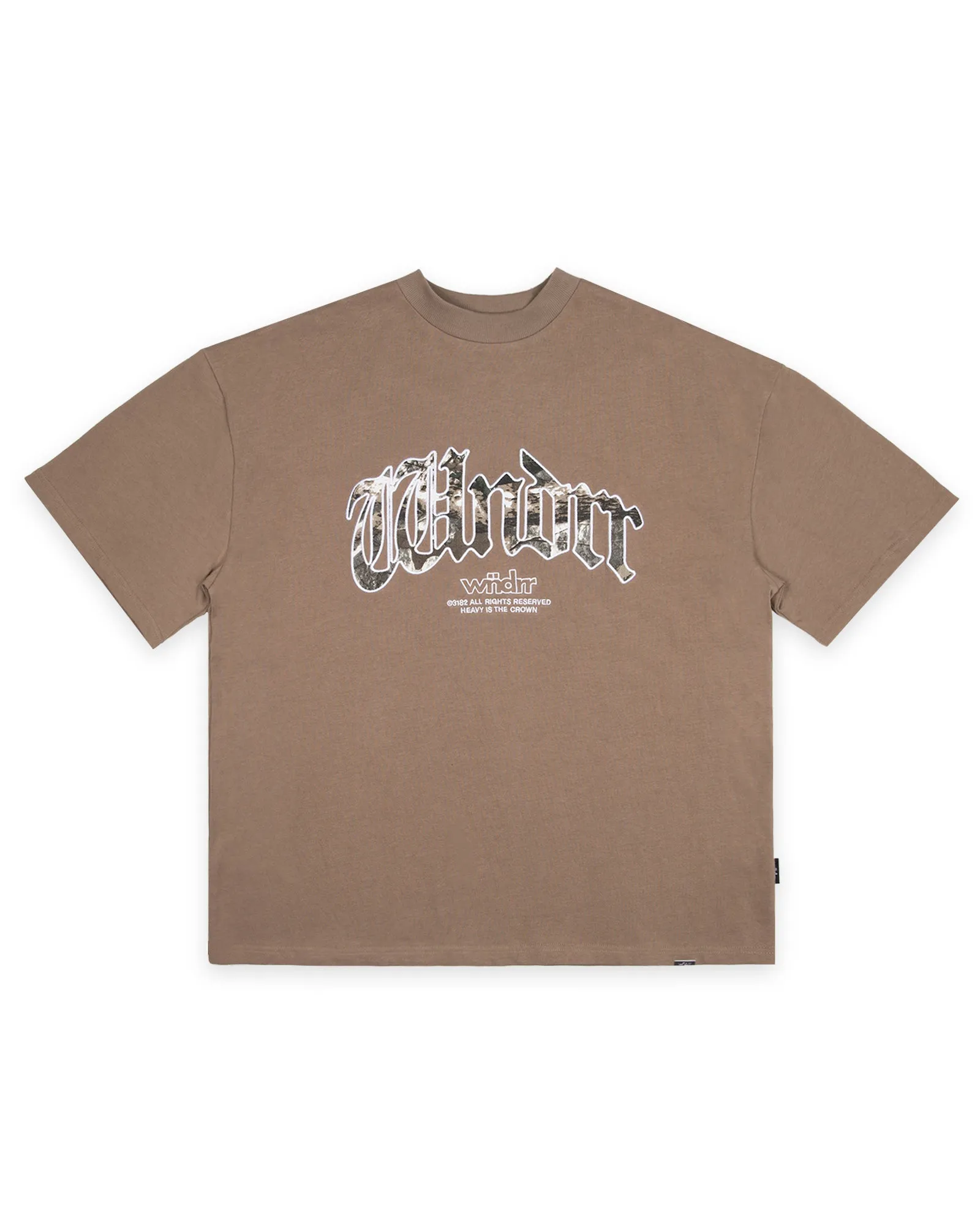 ROGUE HEAVY WEIGHT TEE - TAUPE sold by WNDRR