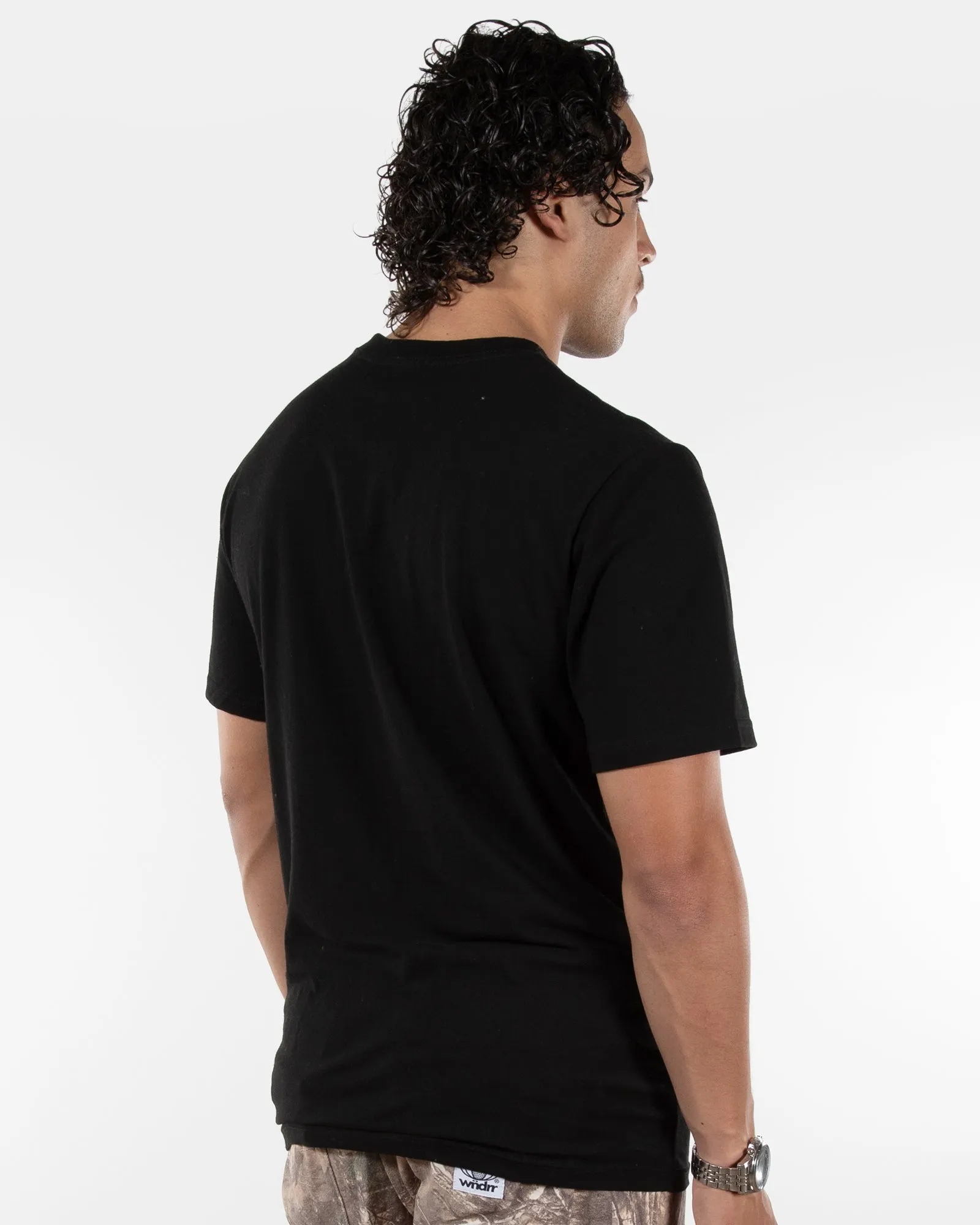 ACCENT REGULAR FIT TEE - BLACK sold by WNDRR product image thumbnail 4