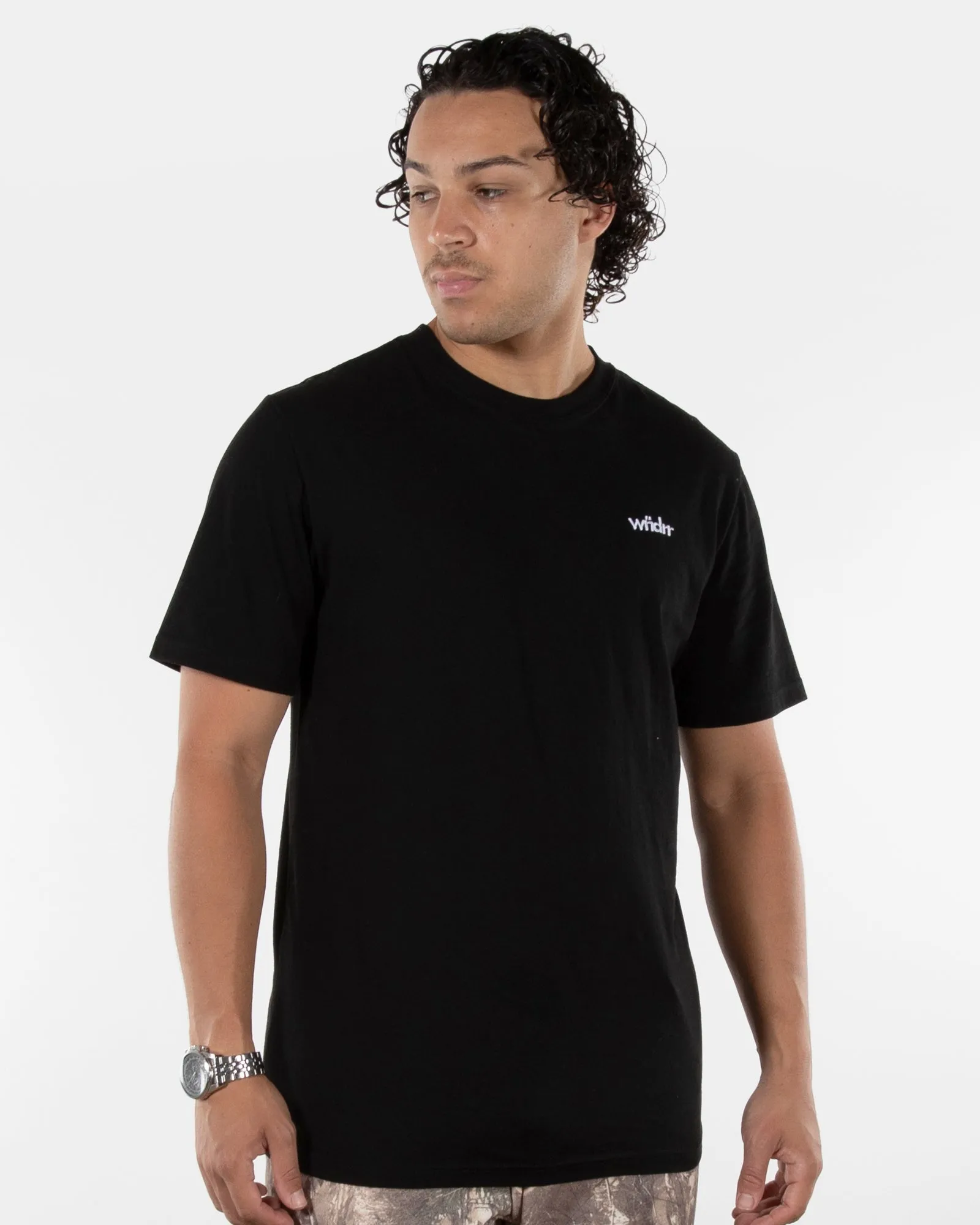 ACCENT REGULAR FIT TEE - BLACK sold by WNDRR product image thumbnail 2