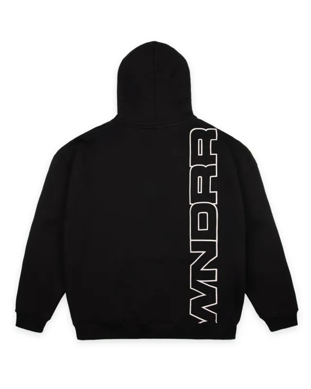 CONTEXT HOOD SWEAT - BLACK made by WNDRR