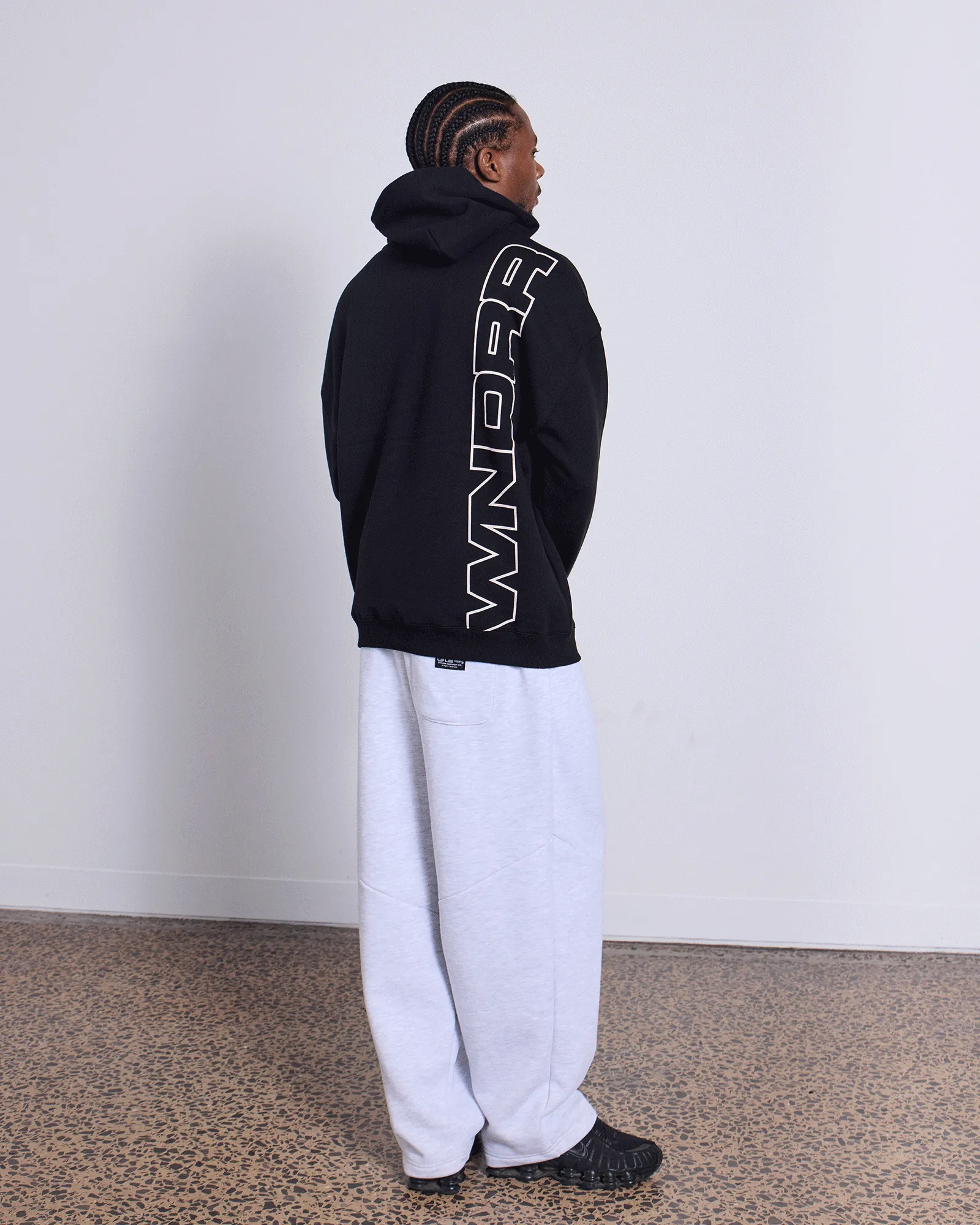 CONTEXT HOOD SWEAT - BLACK sold by WNDRR product image thumbnail 5
