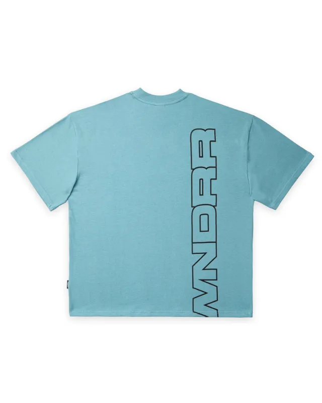CONTEXT HEAVY WEIGHT TEE - DUSK BLUE made by WNDRR