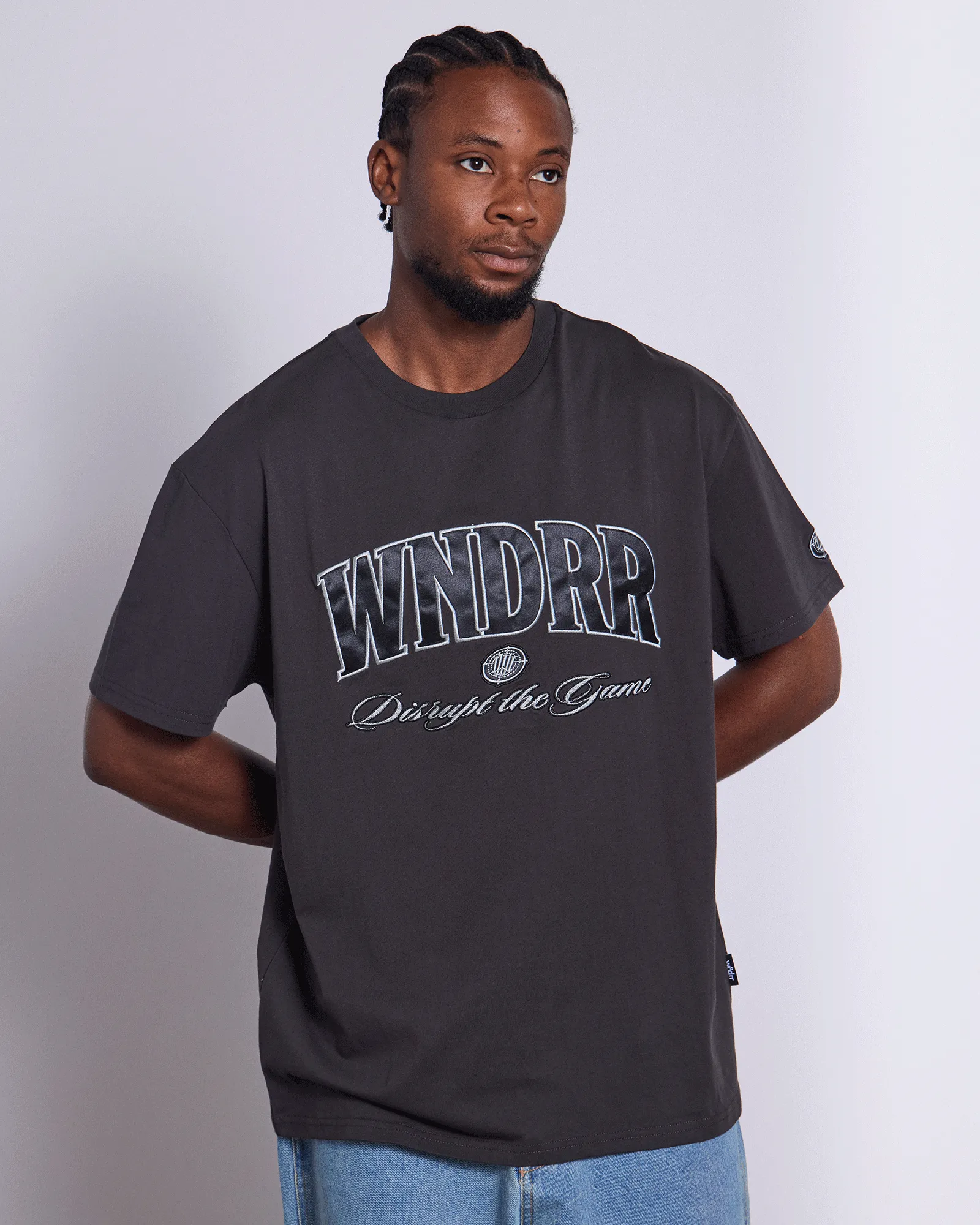 TARGET BOX FIT TEE - FADED BLACK sold by WNDRR product image thumbnail 5