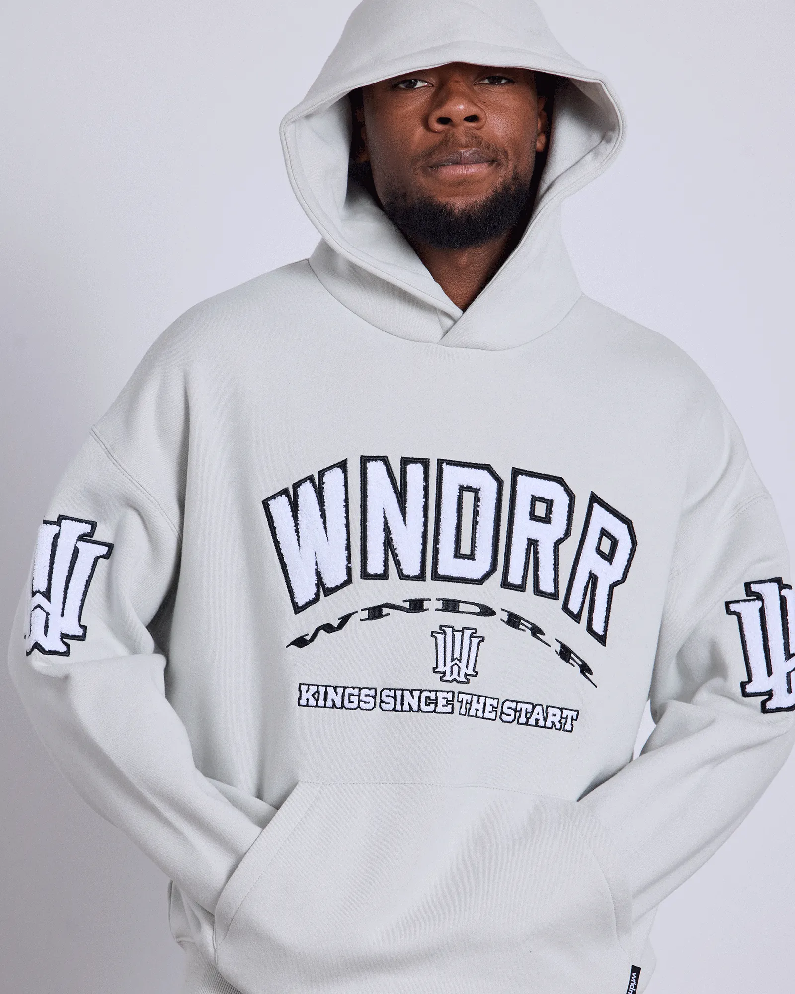 INSTITUTE HOOD SWEAT - OYSTER sold by WNDRR product image thumbnail 4