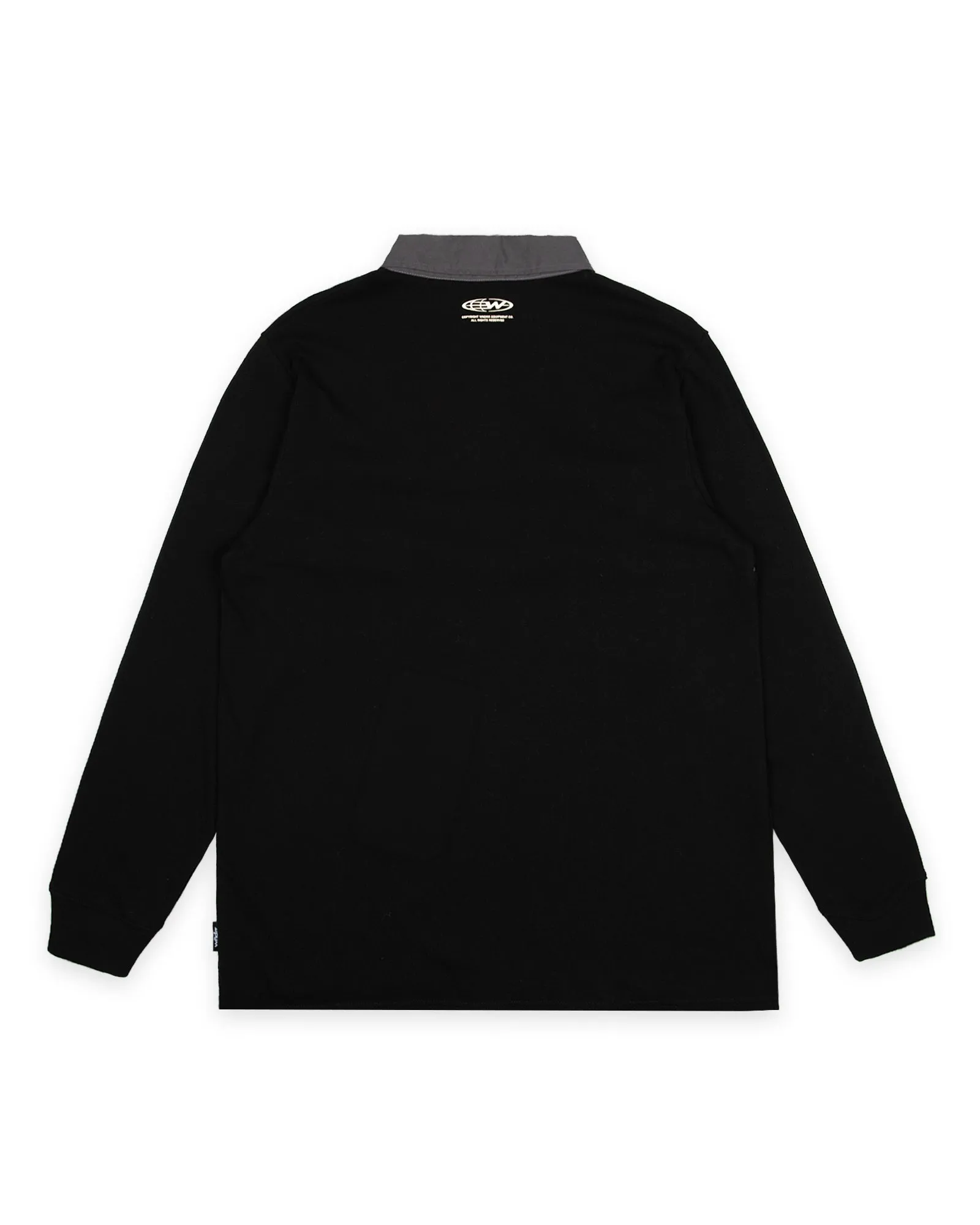 GLOBE RUGBY POLO - BLACK sold by WNDRR product image thumbnail 3