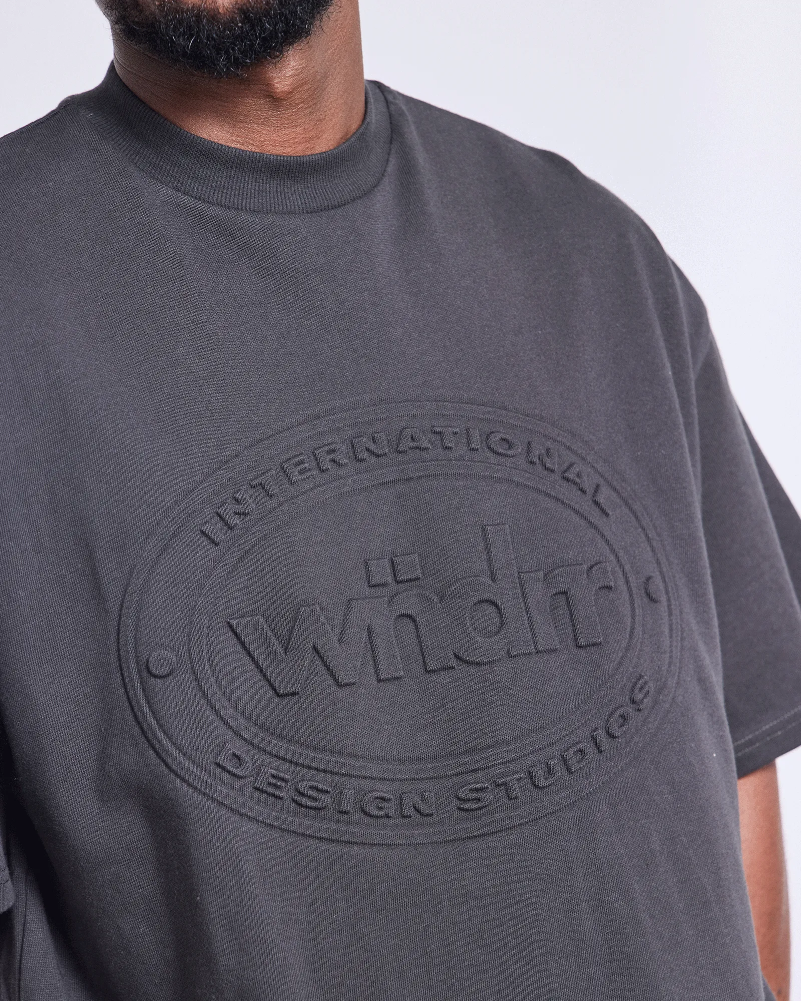 TOKEN HEAVY WEIGHT TEE - FADED BLACK sold by WNDRR product image thumbnail 2