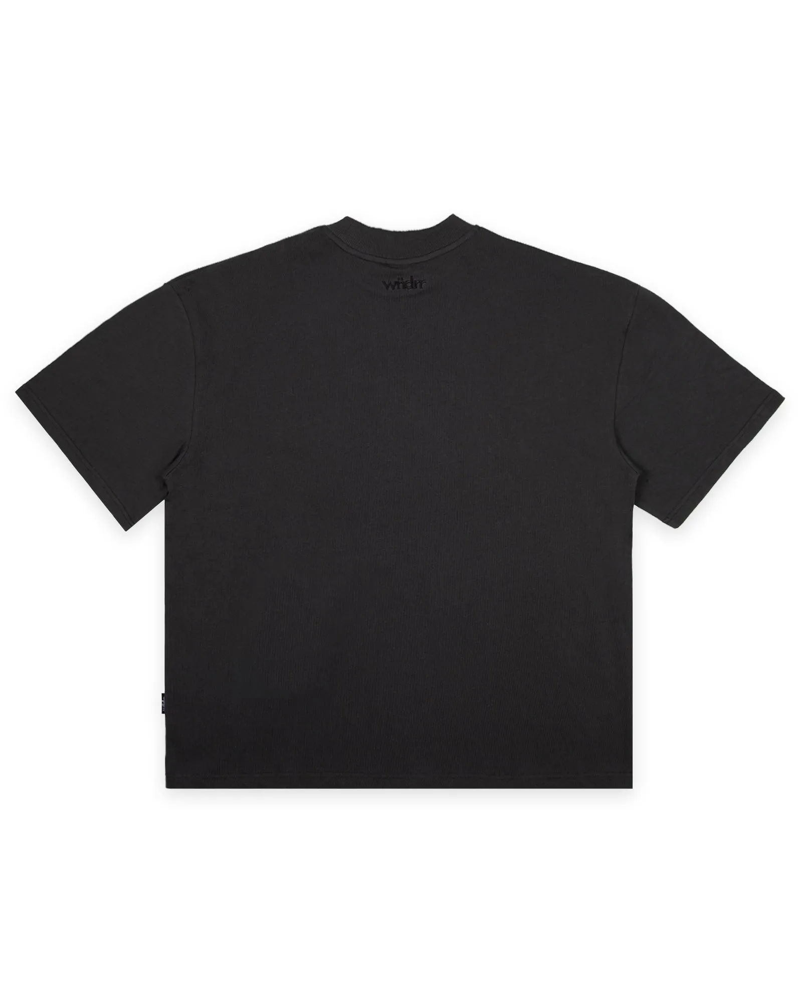 TOKEN HEAVY WEIGHT TEE - FADED BLACK sold by WNDRR product image thumbnail 3