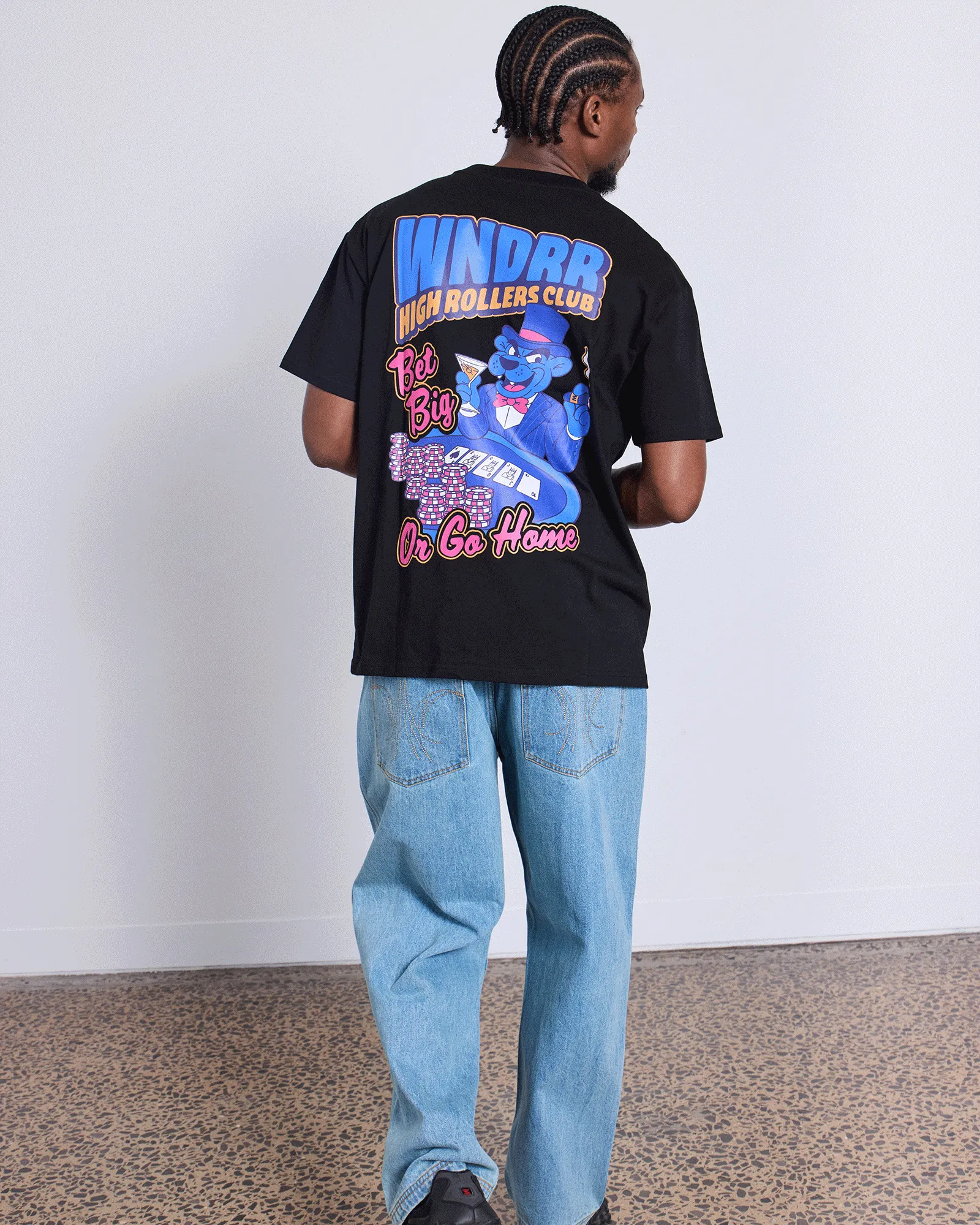 BET BIG BOX FIT TEE - BLACK sold by WNDRR product image thumbnail 5