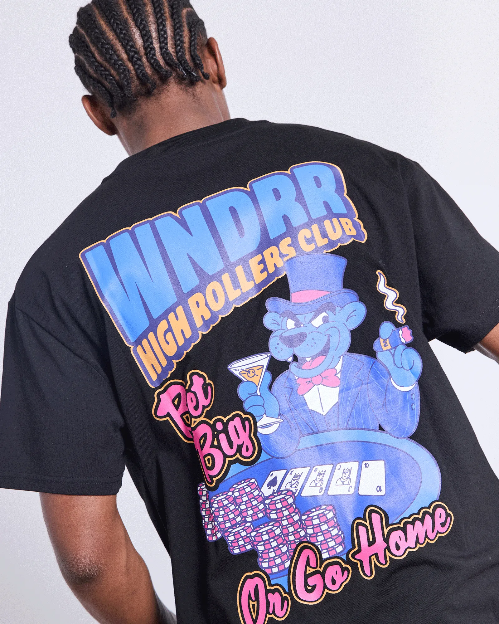 BET BIG BOX FIT TEE - BLACK sold by WNDRR product image thumbnail 2