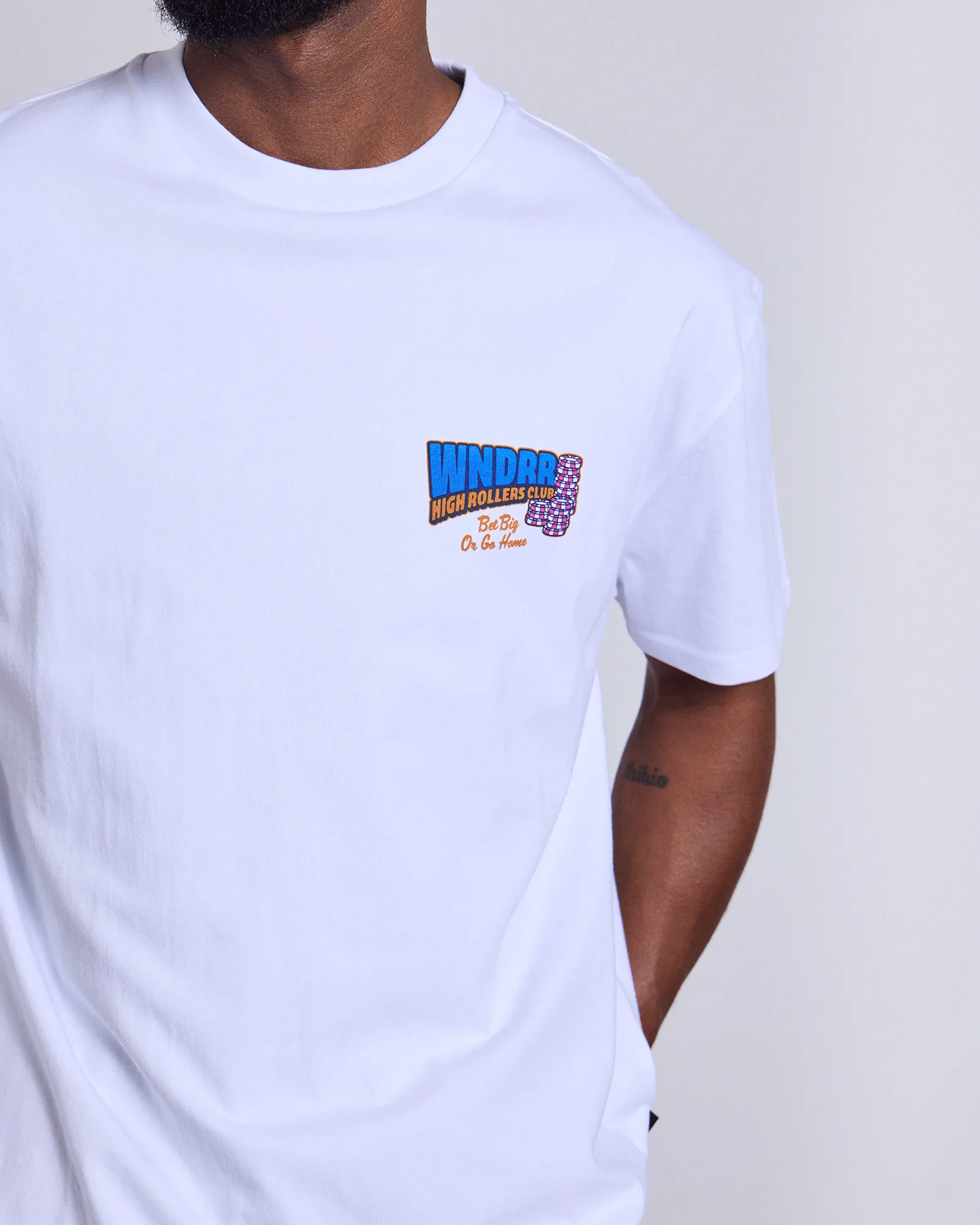 BET BIG BOX FIT TEE - WHITE sold by WNDRR product image thumbnail 4