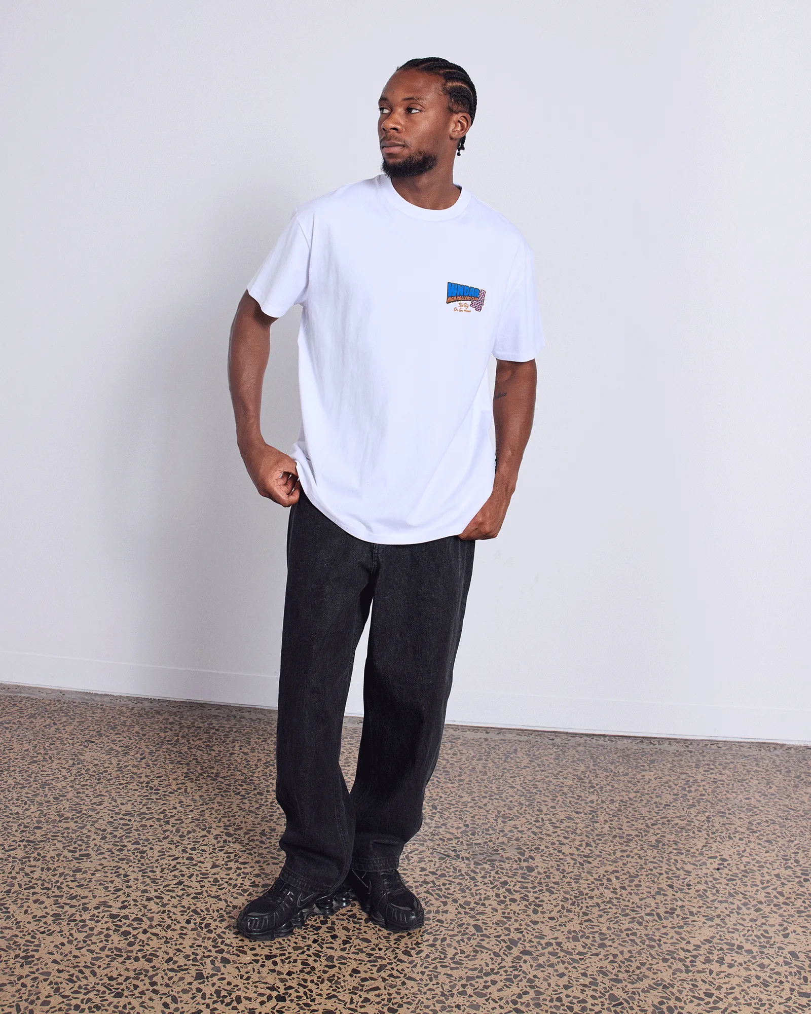 BET BIG BOX FIT TEE - WHITE sold by WNDRR product image thumbnail 5