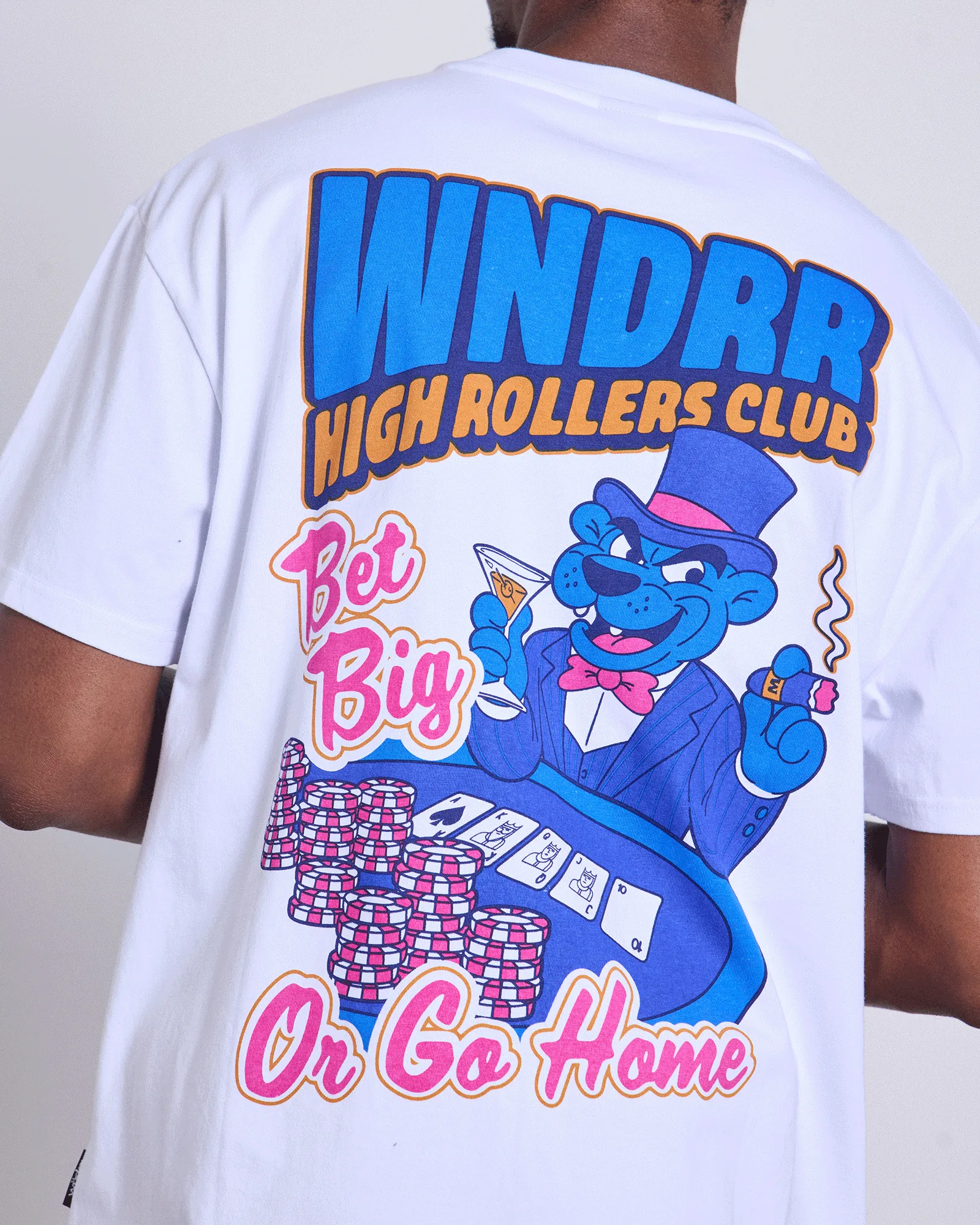 BET BIG BOX FIT TEE - WHITE sold by WNDRR product image thumbnail 2