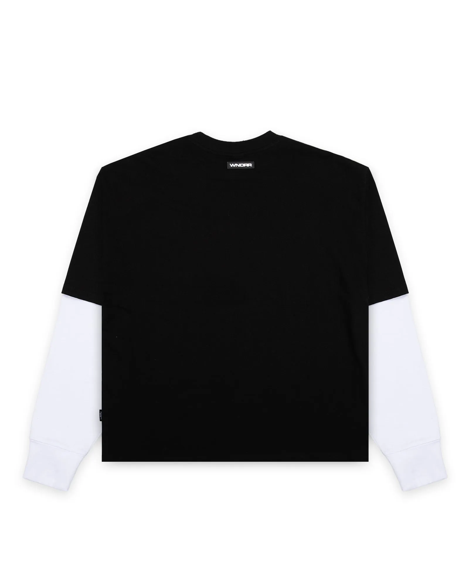 MOTIF LAYERED L/S TEE - BLACK sold by WNDRR product image thumbnail 3
