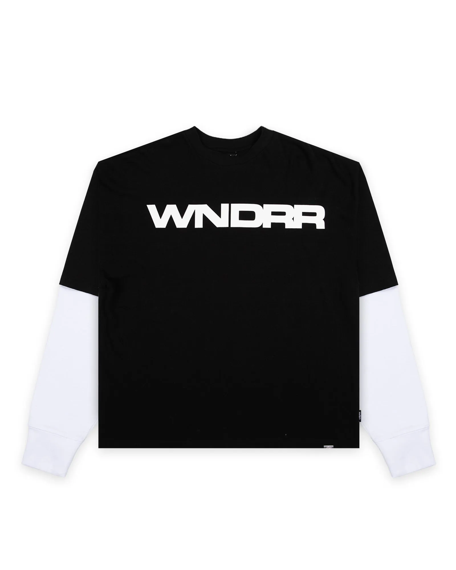 MOTIF LAYERED L/S TEE - BLACK sold by WNDRR