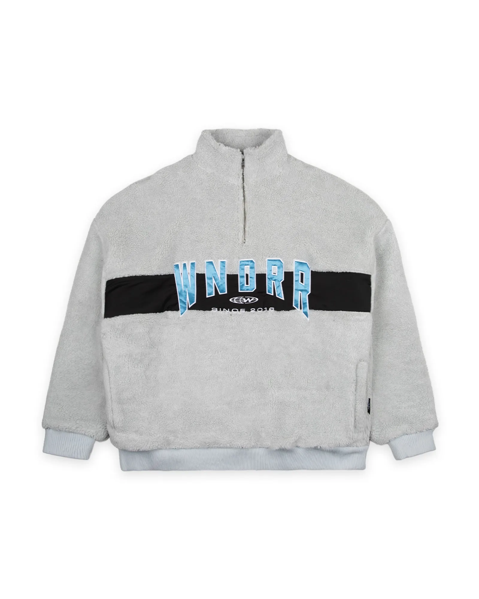 HASHI 1/4 ZIP SHERPA FLEECE - OYSTER sold by WNDRR