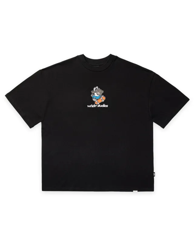 SK8 HEAVY WEIGHT TEE - BLACK made by WNDRR