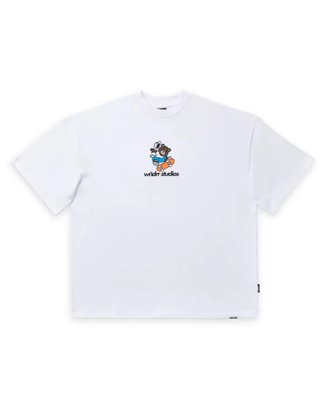 SK8 HEAVY WEIGHT TEE - WHITE made by WNDRR