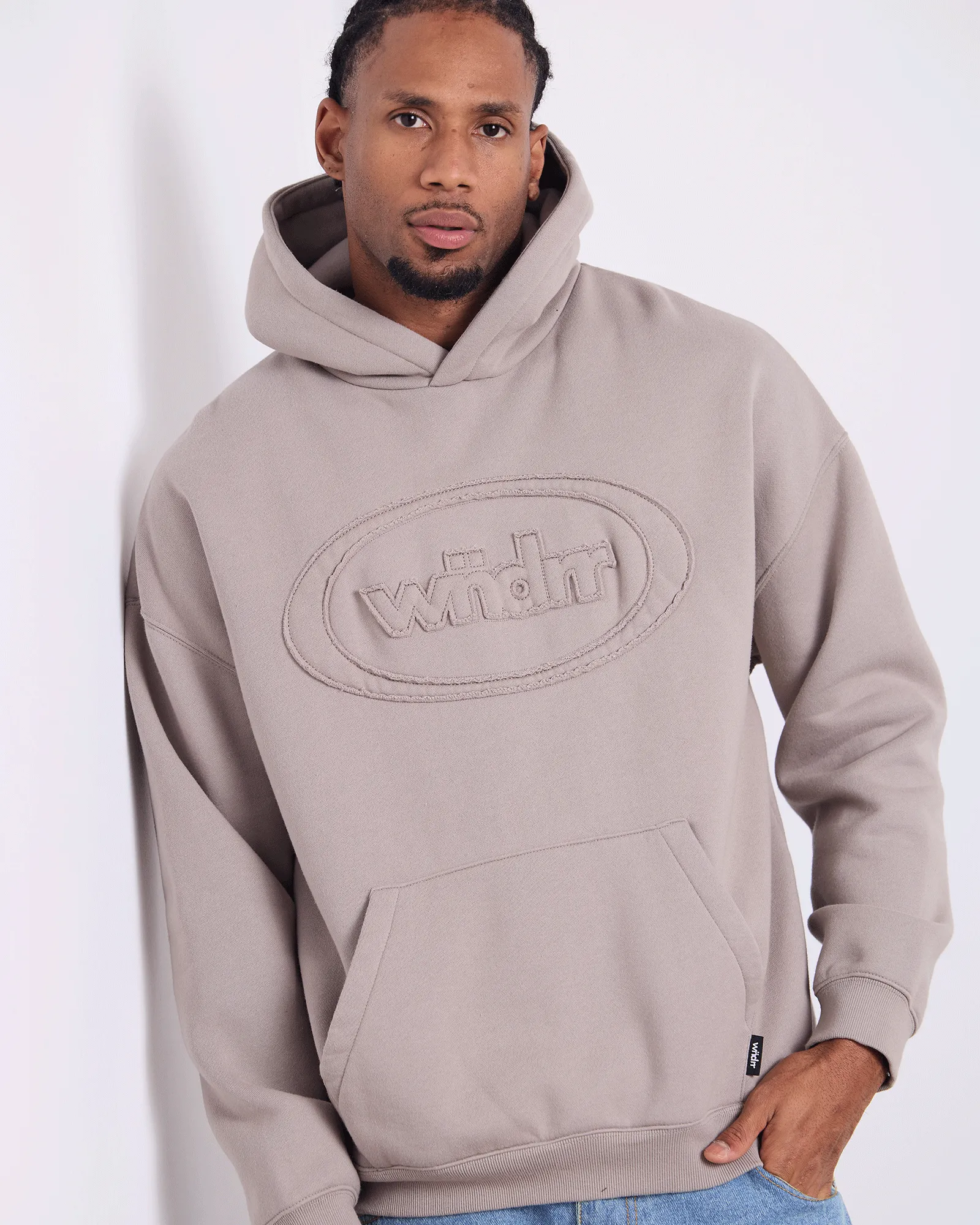 ORBIT HOOD SWEAT - MOON GREY sold by WNDRR product image thumbnail 2