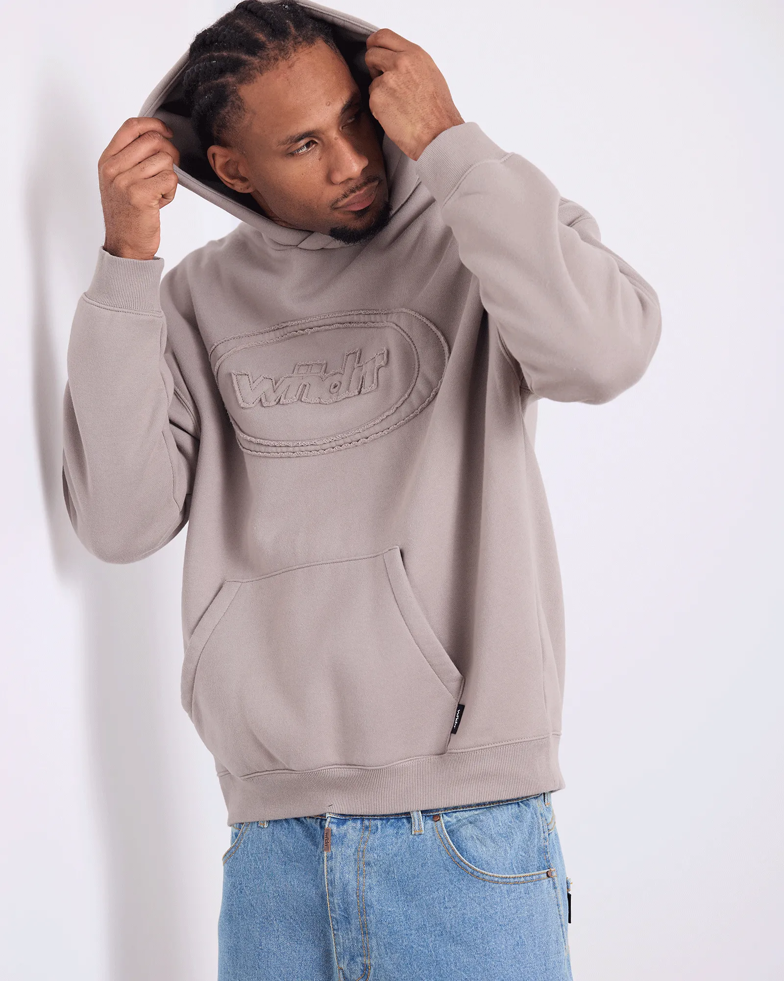 ORBIT HOOD SWEAT - MOON GREY sold by WNDRR product image thumbnail 4