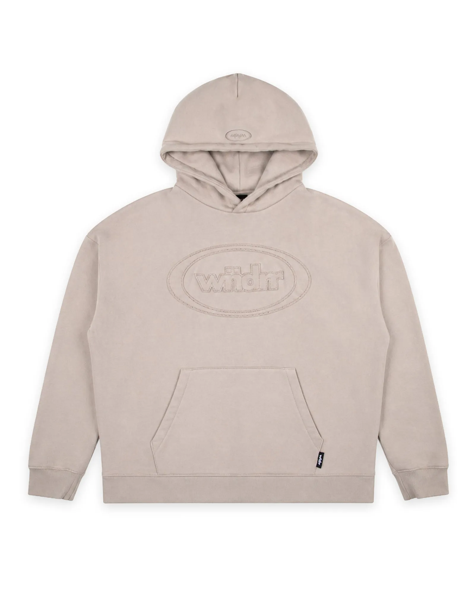 ORBIT HOOD SWEAT - MOON GREY sold by WNDRR