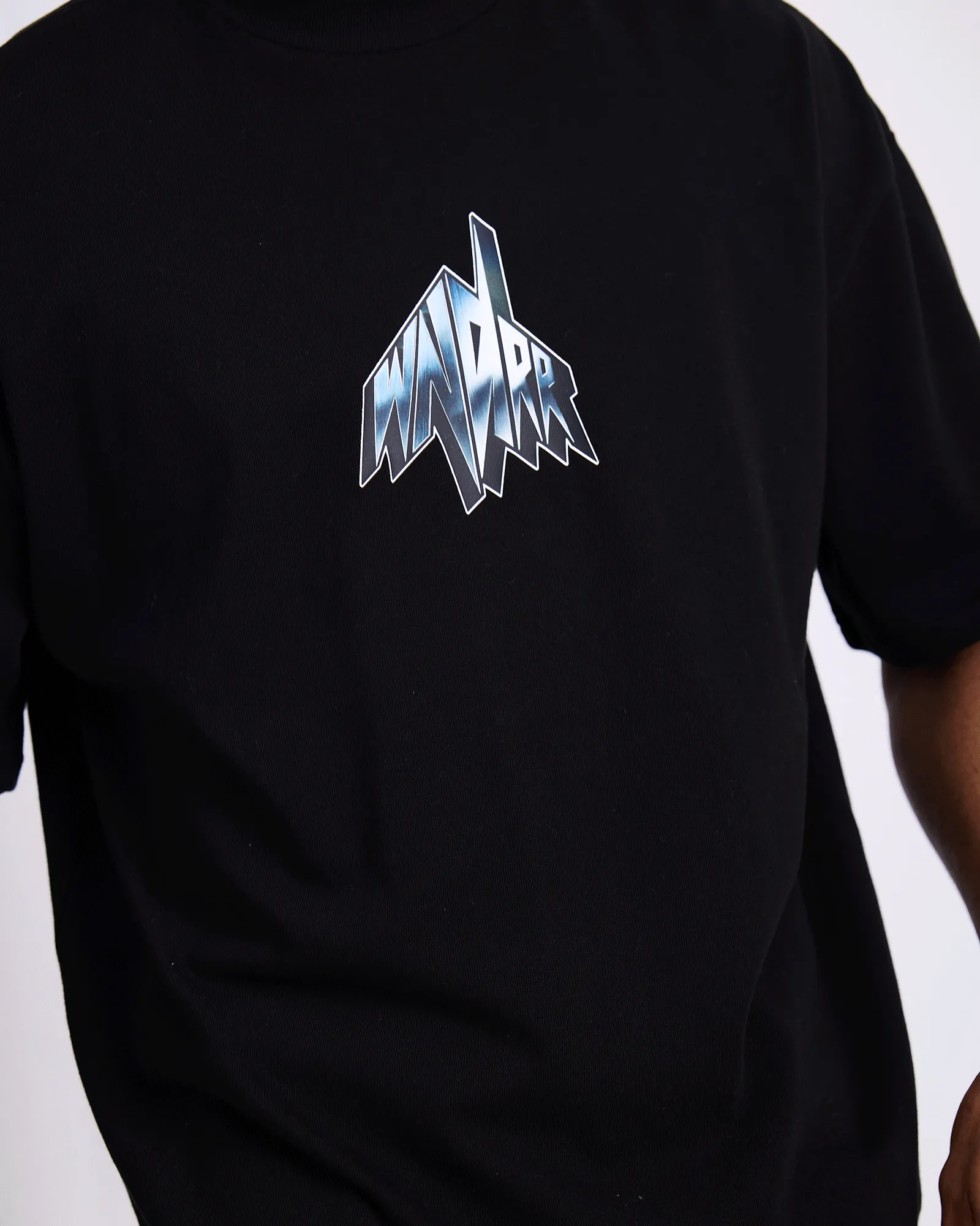 PHANTOM HEAVY WEIGHT TEE - BLACK sold by WNDRR product image thumbnail 2