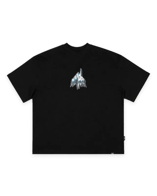 PHANTOM HEAVY WEIGHT TEE - BLACK made by WNDRR
