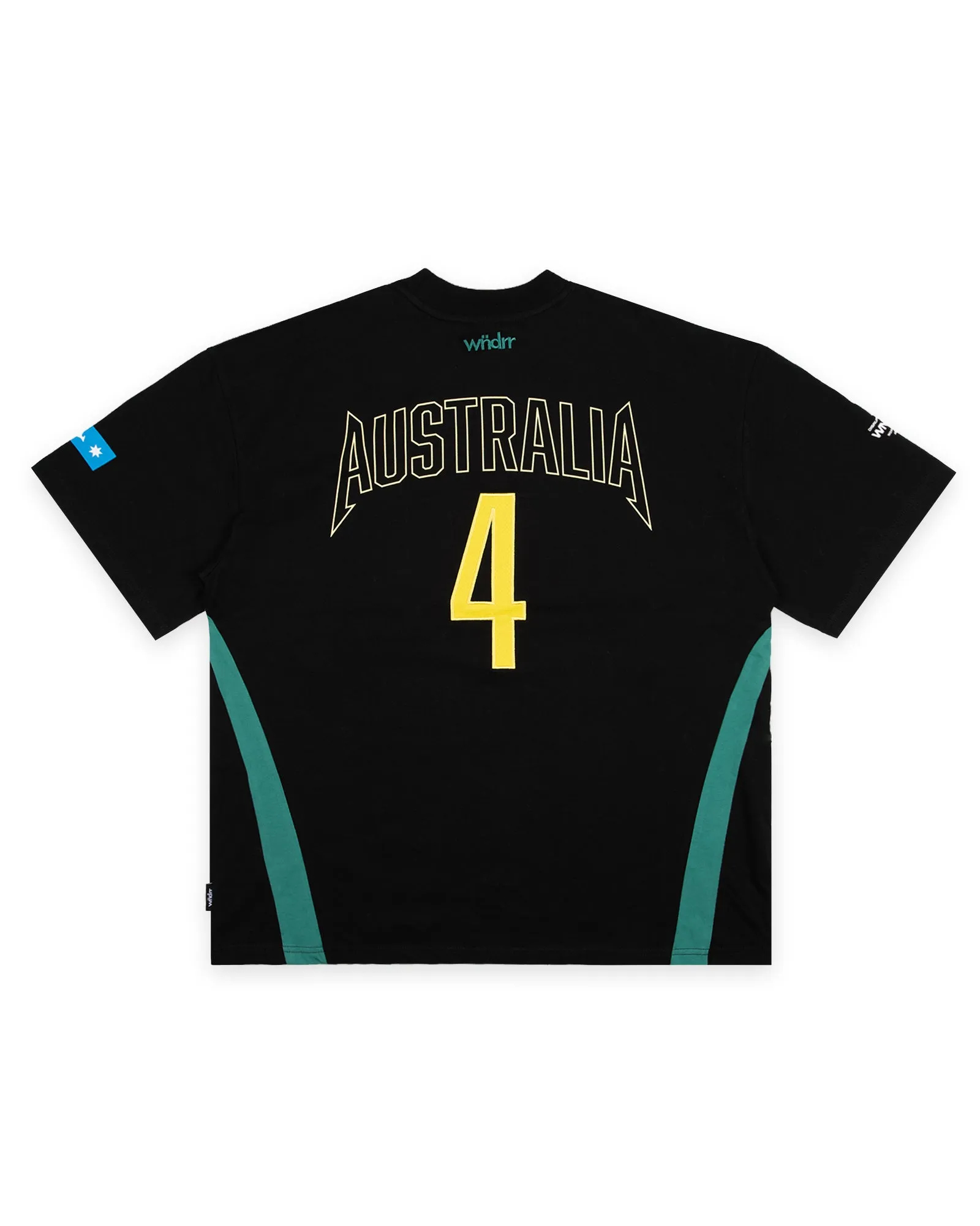 AUSTRALIA WORLD CUP TEE - BLACK/GREEN sold by WNDRR product image thumbnail 3