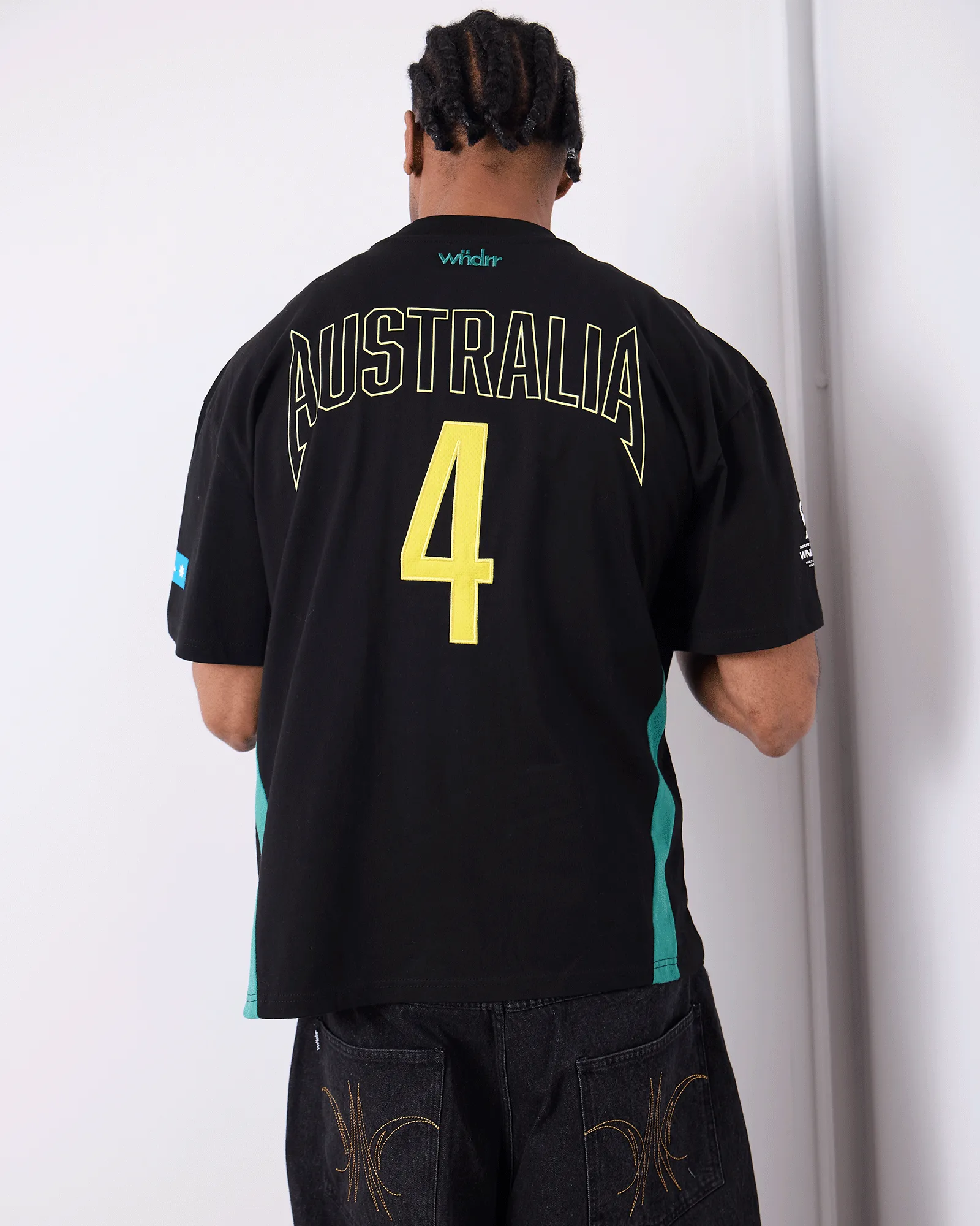 AUSTRALIA WORLD CUP TEE - BLACK/GREEN sold by WNDRR product image thumbnail 4