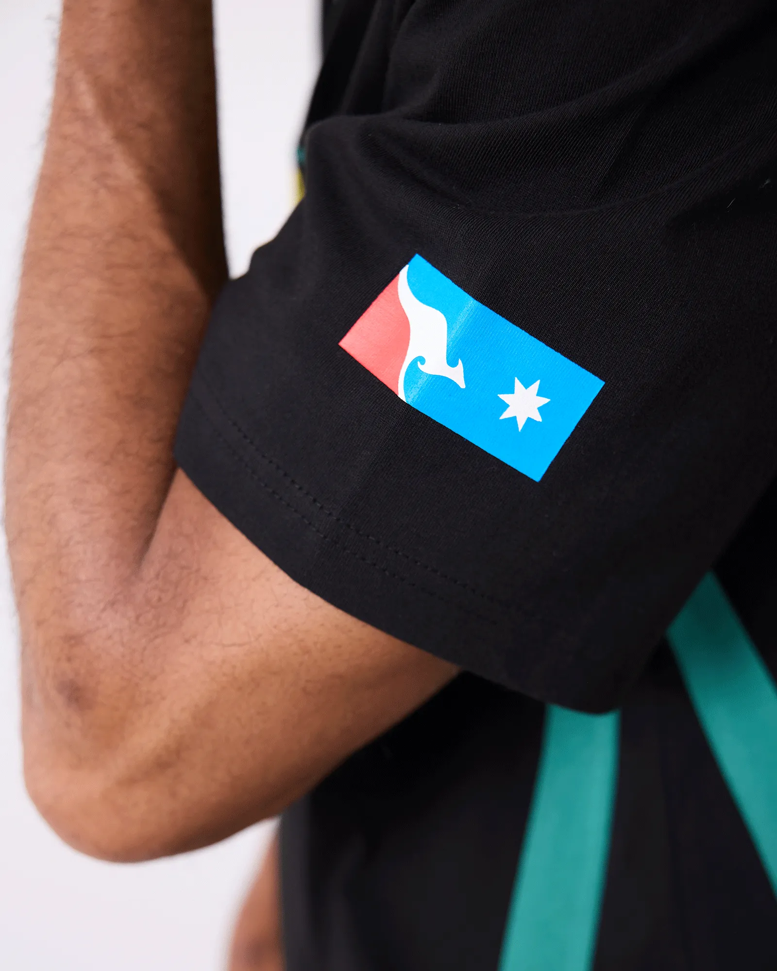 AUSTRALIA WORLD CUP TEE - BLACK/GREEN sold by WNDRR product image thumbnail 5
