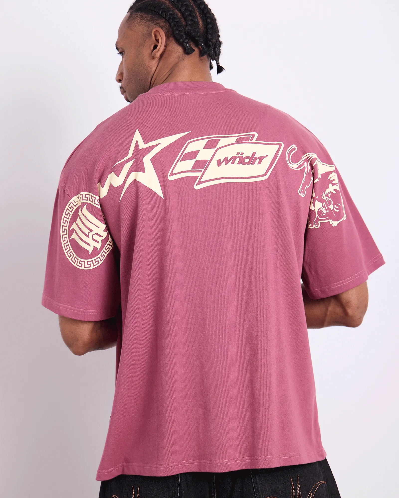 ADVOCATE HEAVY WEIGHT TEE - ROSE sold by WNDRR product image thumbnail 2