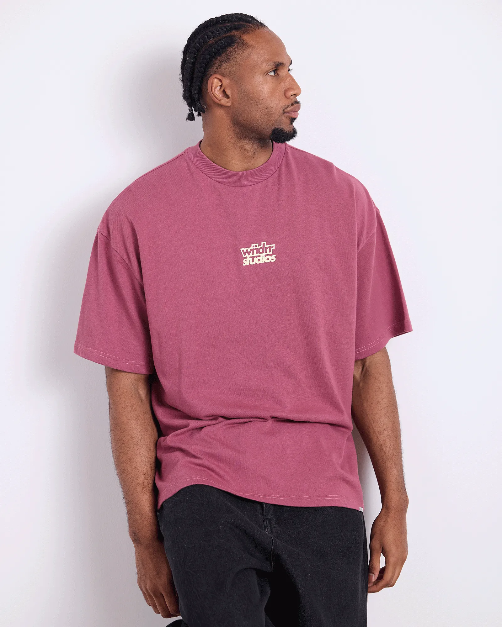 ADVOCATE HEAVY WEIGHT TEE - ROSE sold by WNDRR product image thumbnail 4