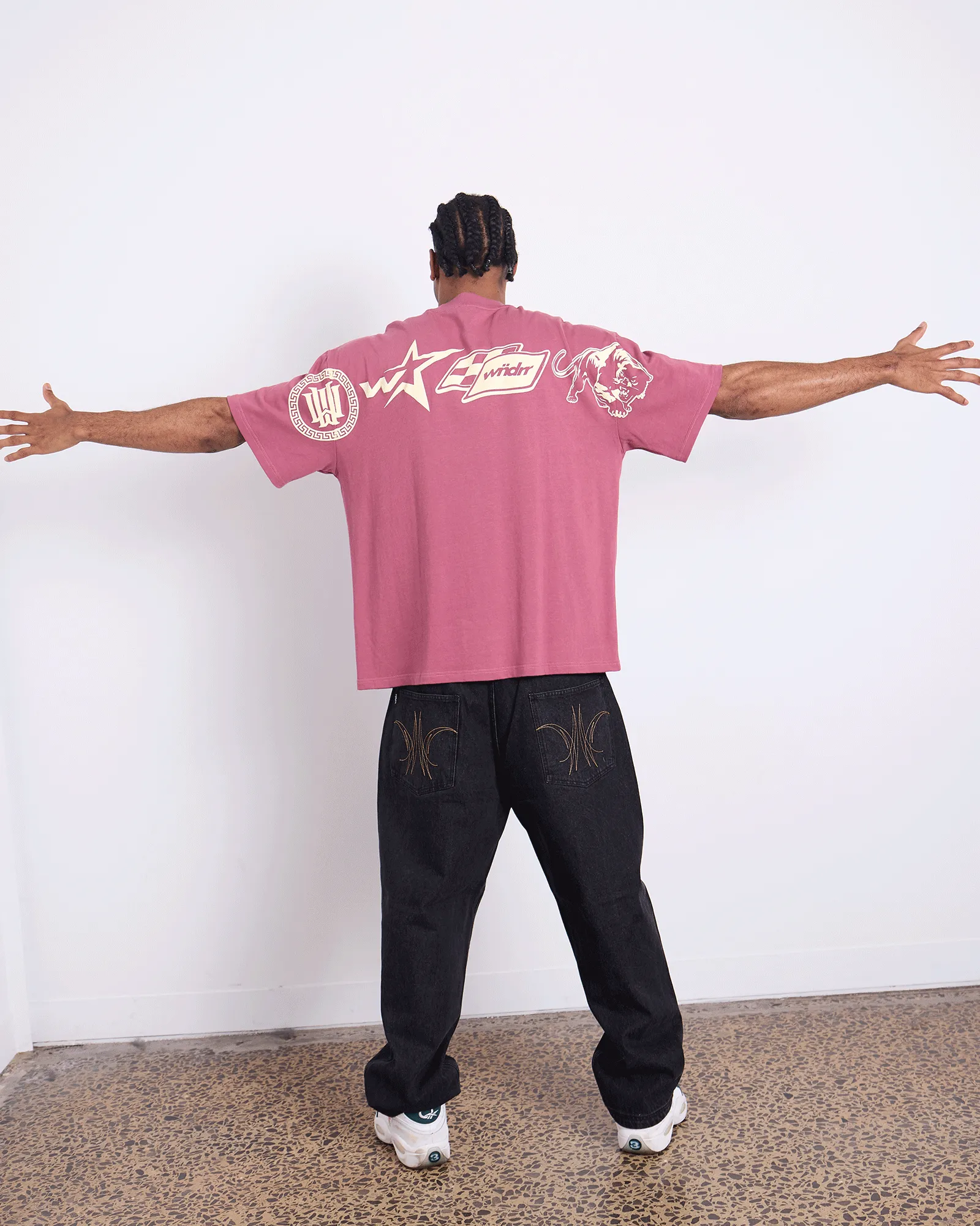 ADVOCATE HEAVY WEIGHT TEE - ROSE sold by WNDRR product image thumbnail 5