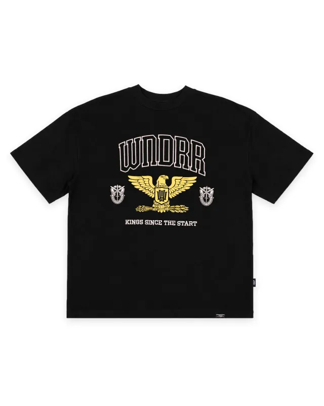 RIOT HEAVY WEIGHT TEE - BLACK made by WNDRR