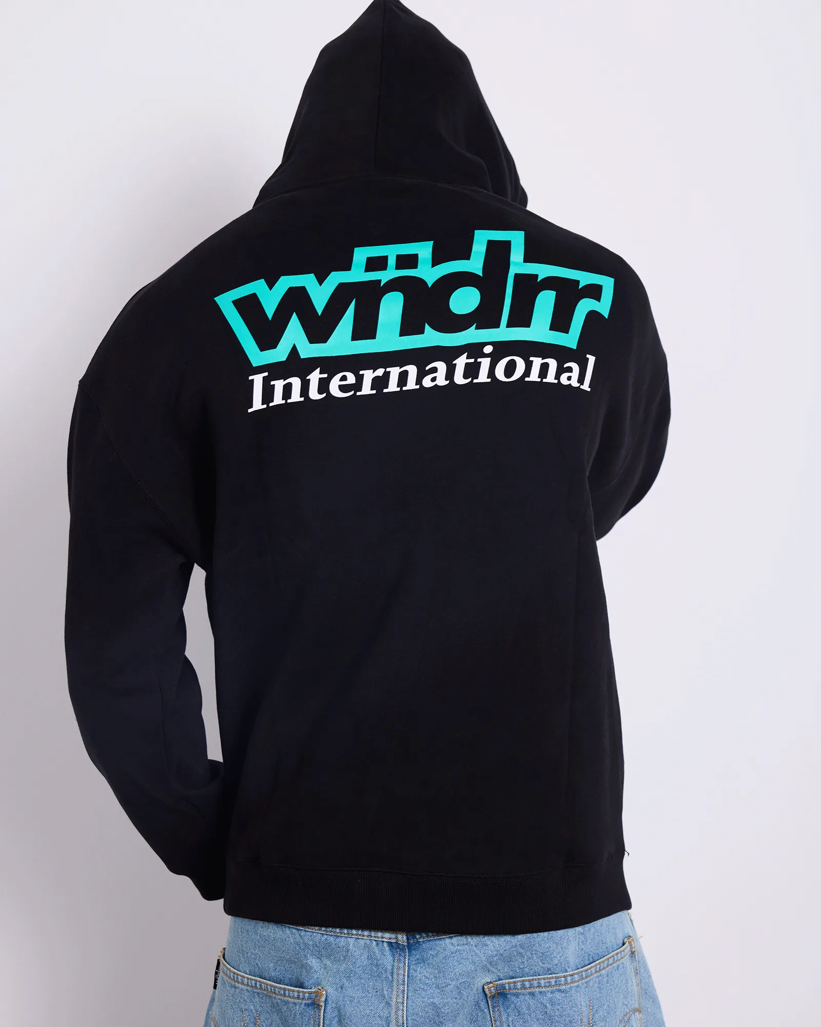 INTERNATIONAL HOOD SWEAT - BLACK sold by WNDRR product image thumbnail 2