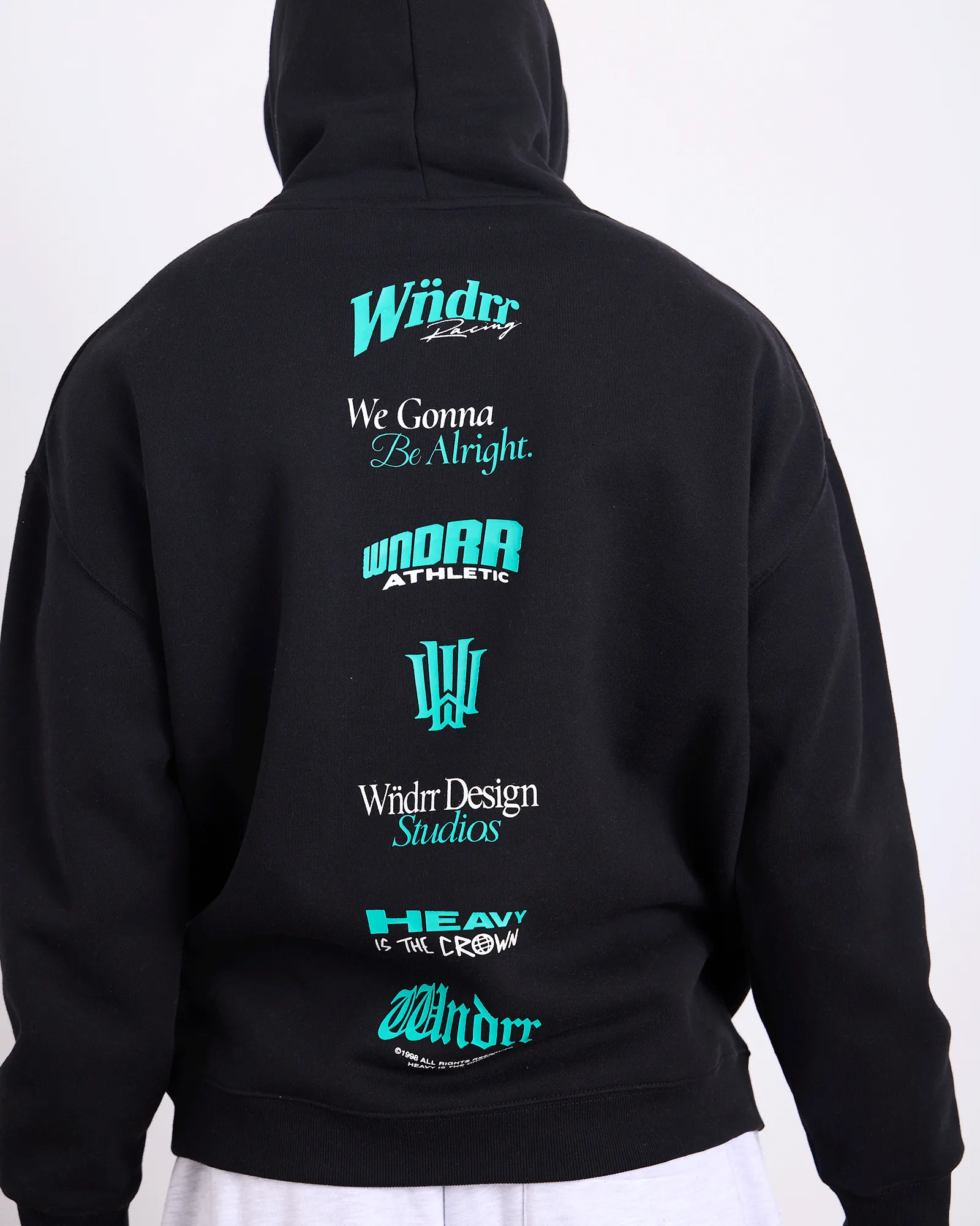 COLLECTIVE HOOD SWEAT - BLACK sold by WNDRR product image thumbnail 2
