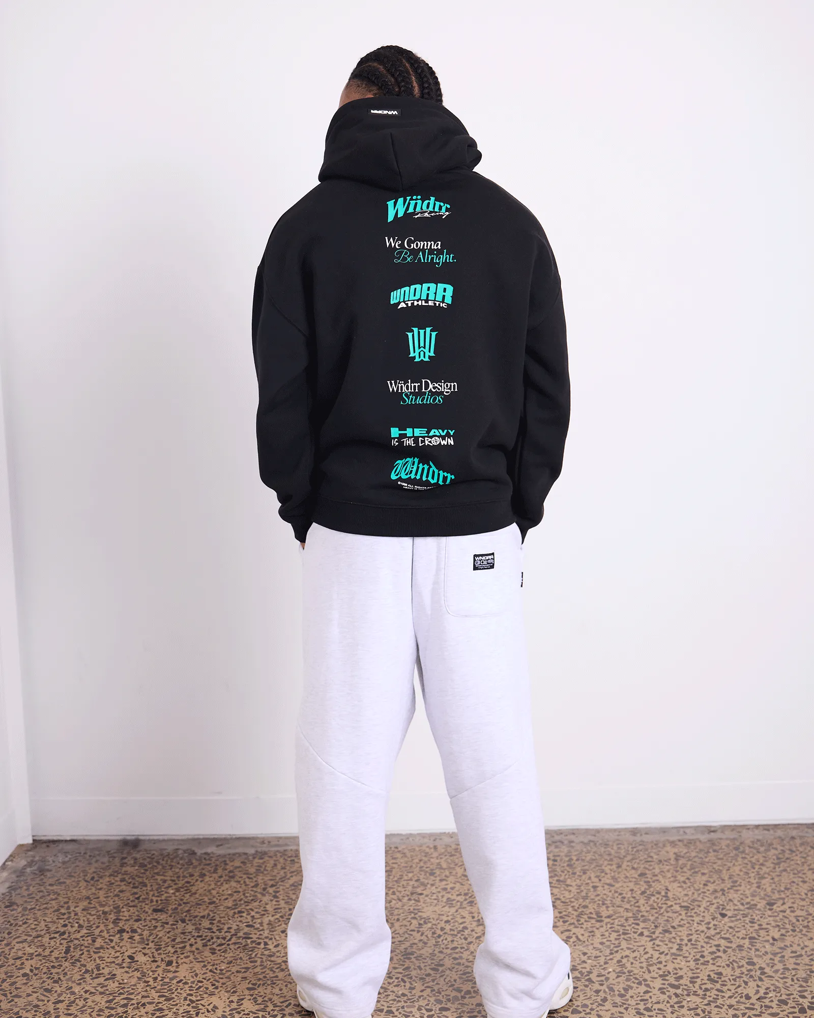 COLLECTIVE HOOD SWEAT - BLACK sold by WNDRR product image thumbnail 5