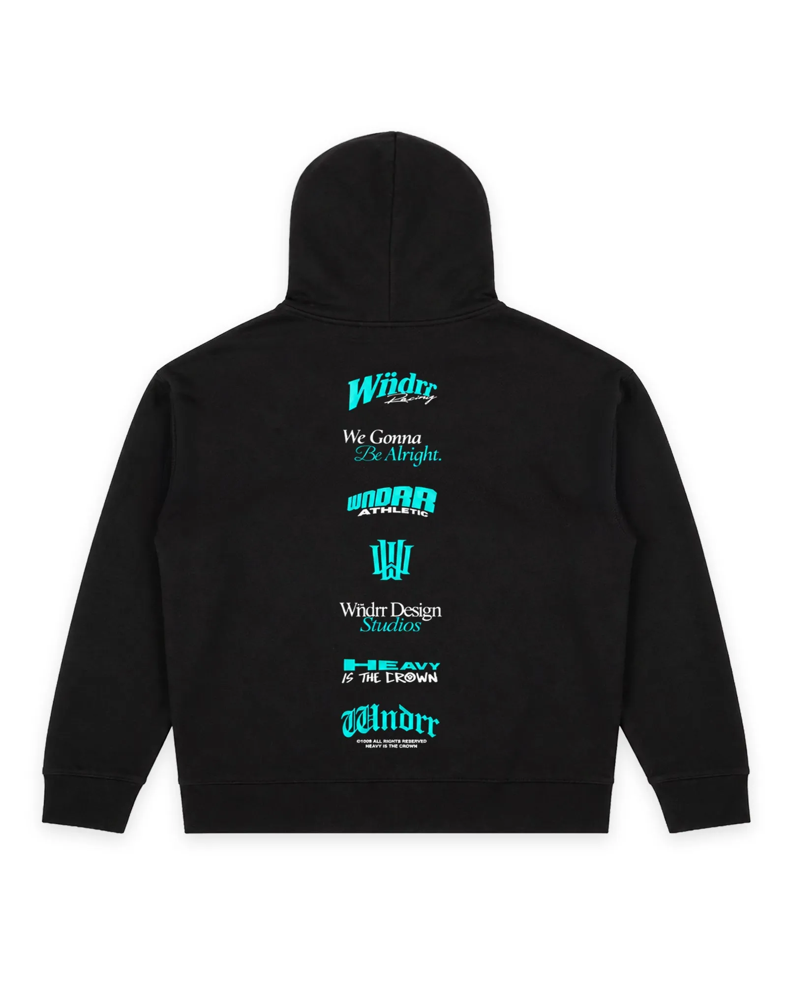 COLLECTIVE HOOD SWEAT - BLACK sold by WNDRR