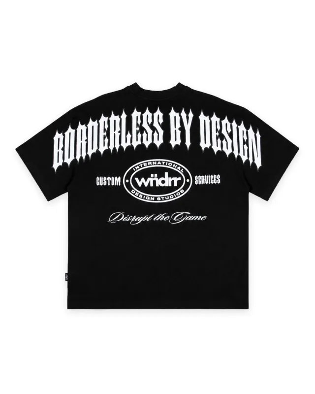 RZN HEAVY WEIGHT TEE - BLACK made by WNDRR