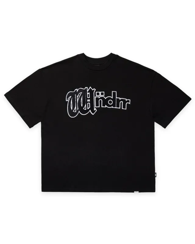 UNITED HEAVY WEIGHT TEE - BLACK made by WNDRR