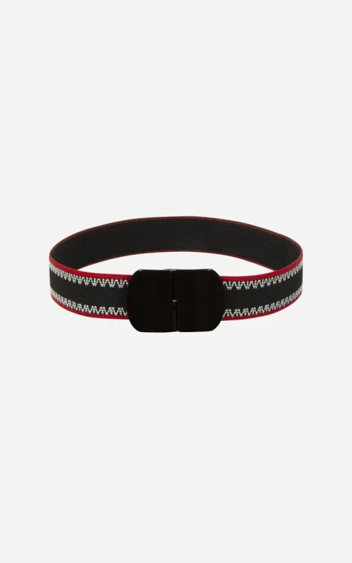 Santorini Cintura in Elastico Nero sold by Gavazzeni
