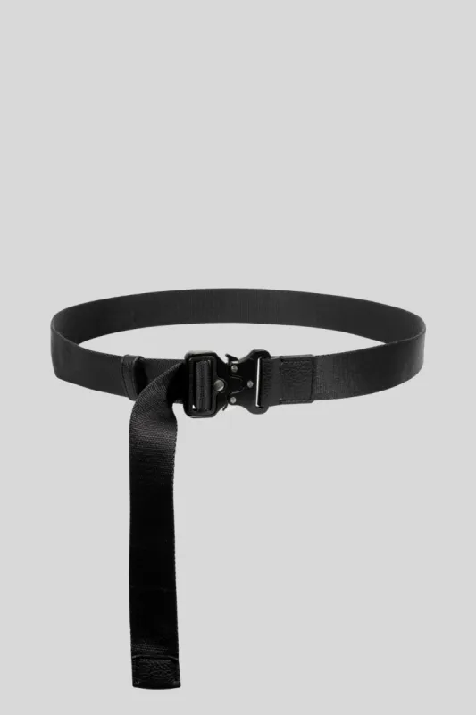 Vegas Cintura Nastro in Nylon Nero sold by Gavazzeni